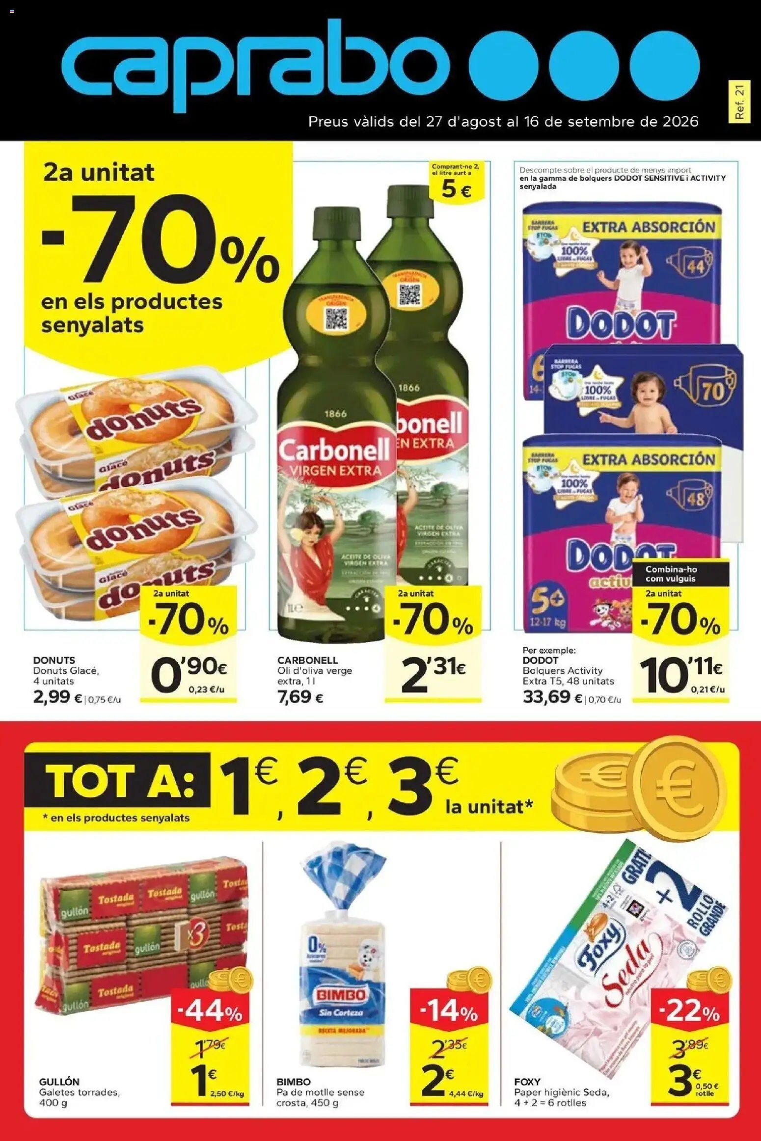 Caprabo oferta desde 17/09/2026 2a unitat -70%