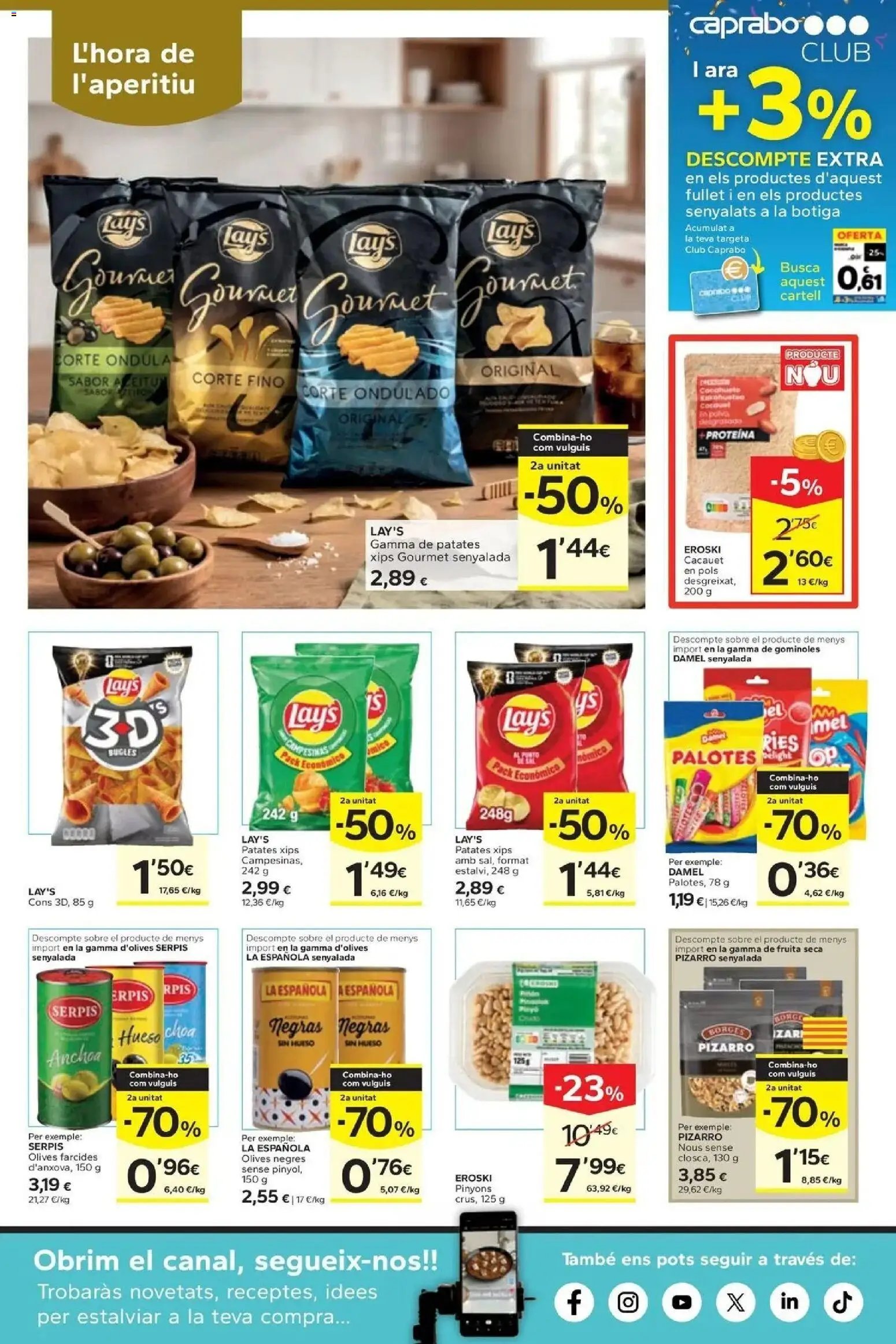 Caprabo oferta desde 17/09/2026 2a unitat -70%