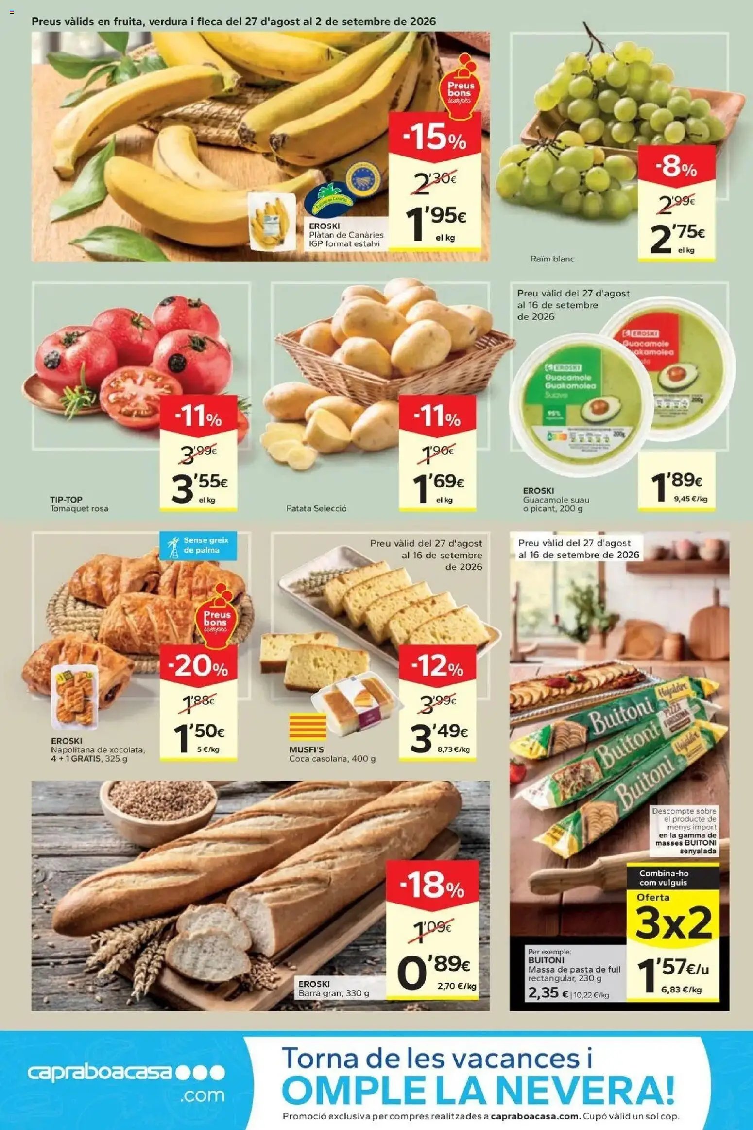 Caprabo oferta desde 17/09/2026 2a unitat -70%