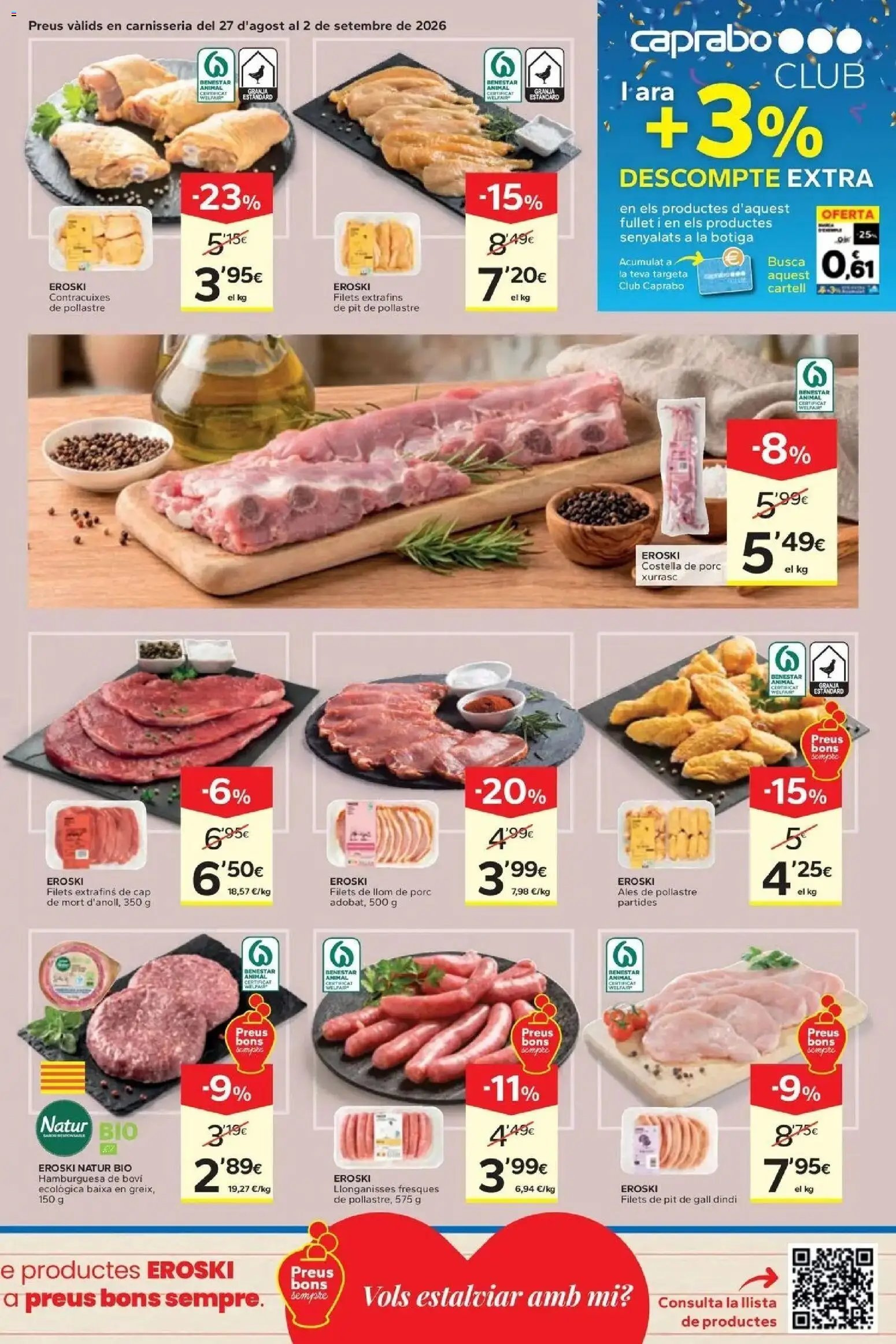 Caprabo oferta desde 17/09/2026 2a unitat -70%
