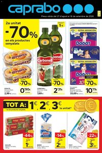 Caprabo oferta desde 17/09/2026 2a unitat -70%