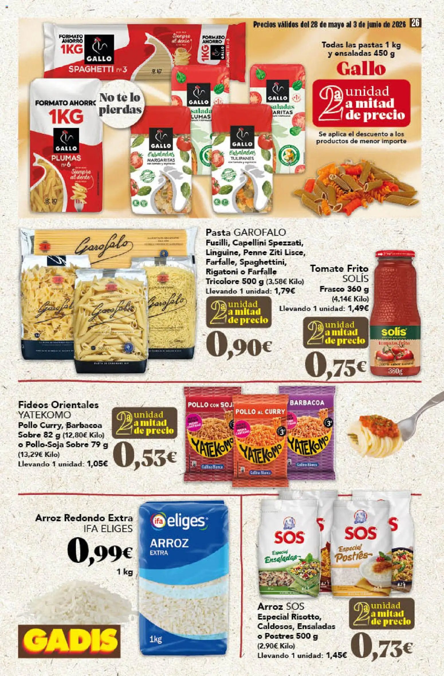 Gadis oferta desde 28/05/2026 Gadis Folleto