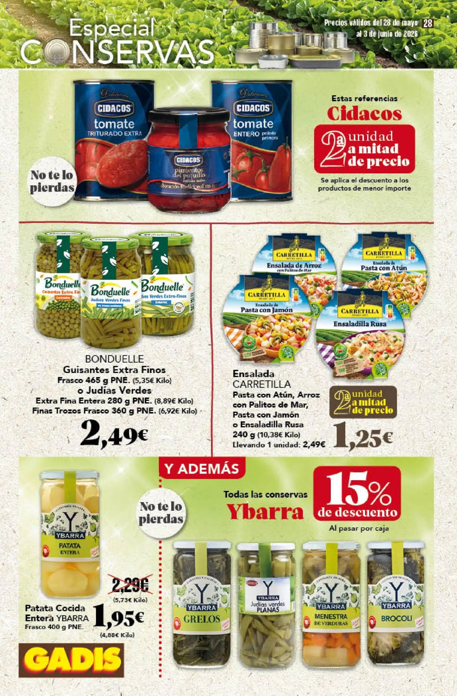 Gadis oferta desde 28/05/2026 Gadis Folleto