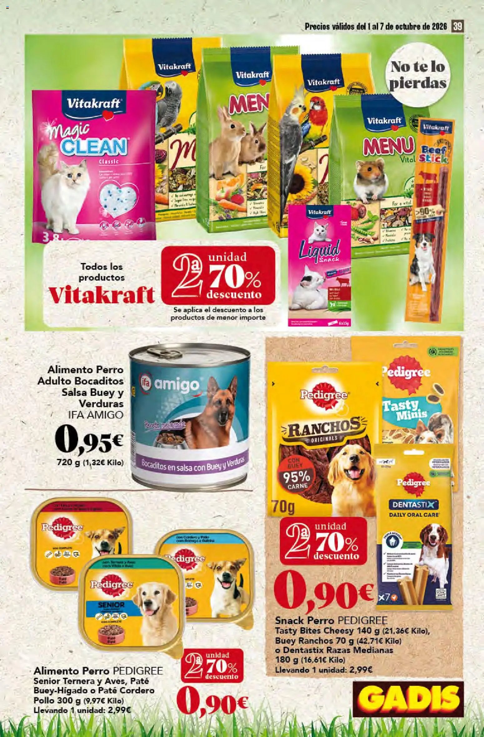 Gadis oferta desde 01/10/2026 Gadis Folleto