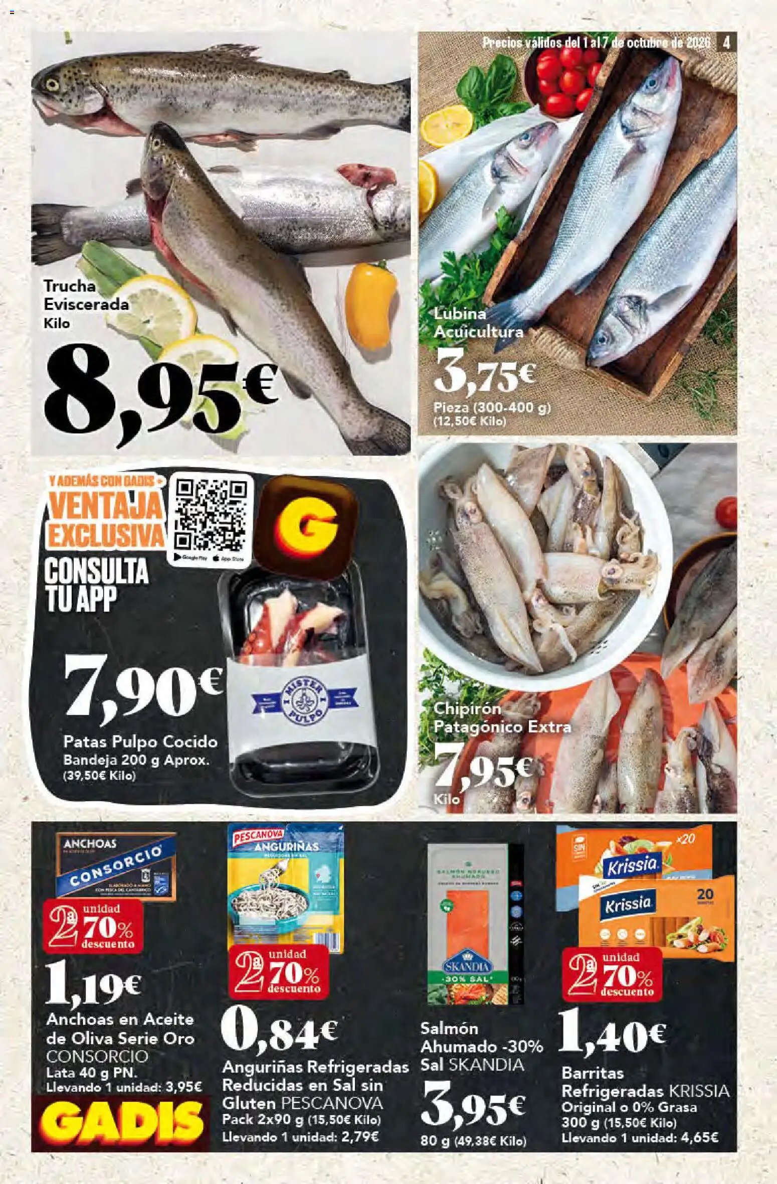 Gadis oferta desde 01/10/2026 Gadis Folleto