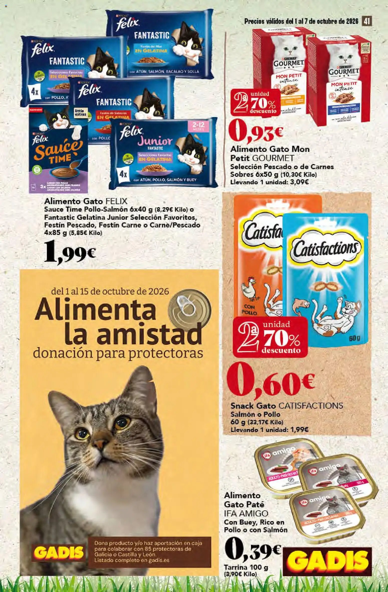Gadis oferta desde 01/10/2026 Gadis Folleto