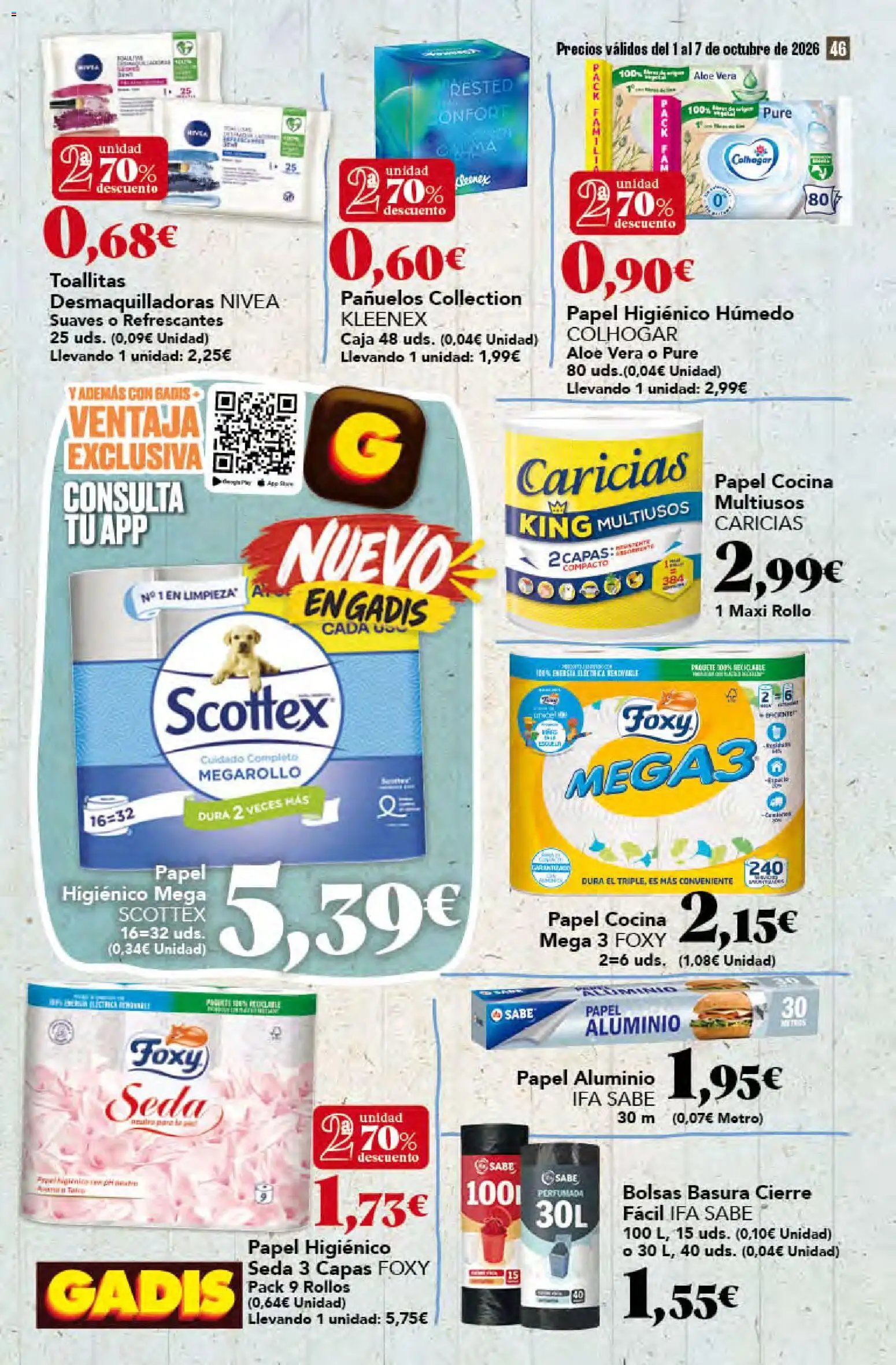 Gadis oferta desde 01/10/2026 Gadis Folleto