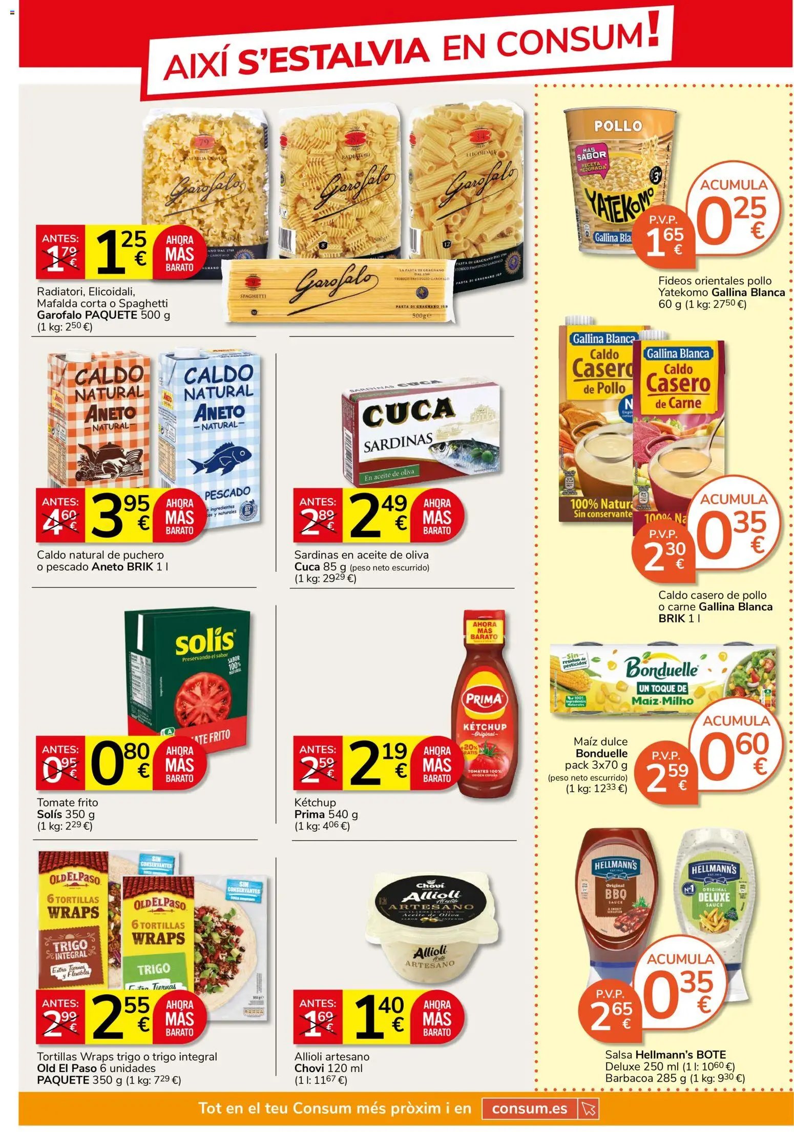 Consum oferta desde 27/08/2026 Consum Folleto