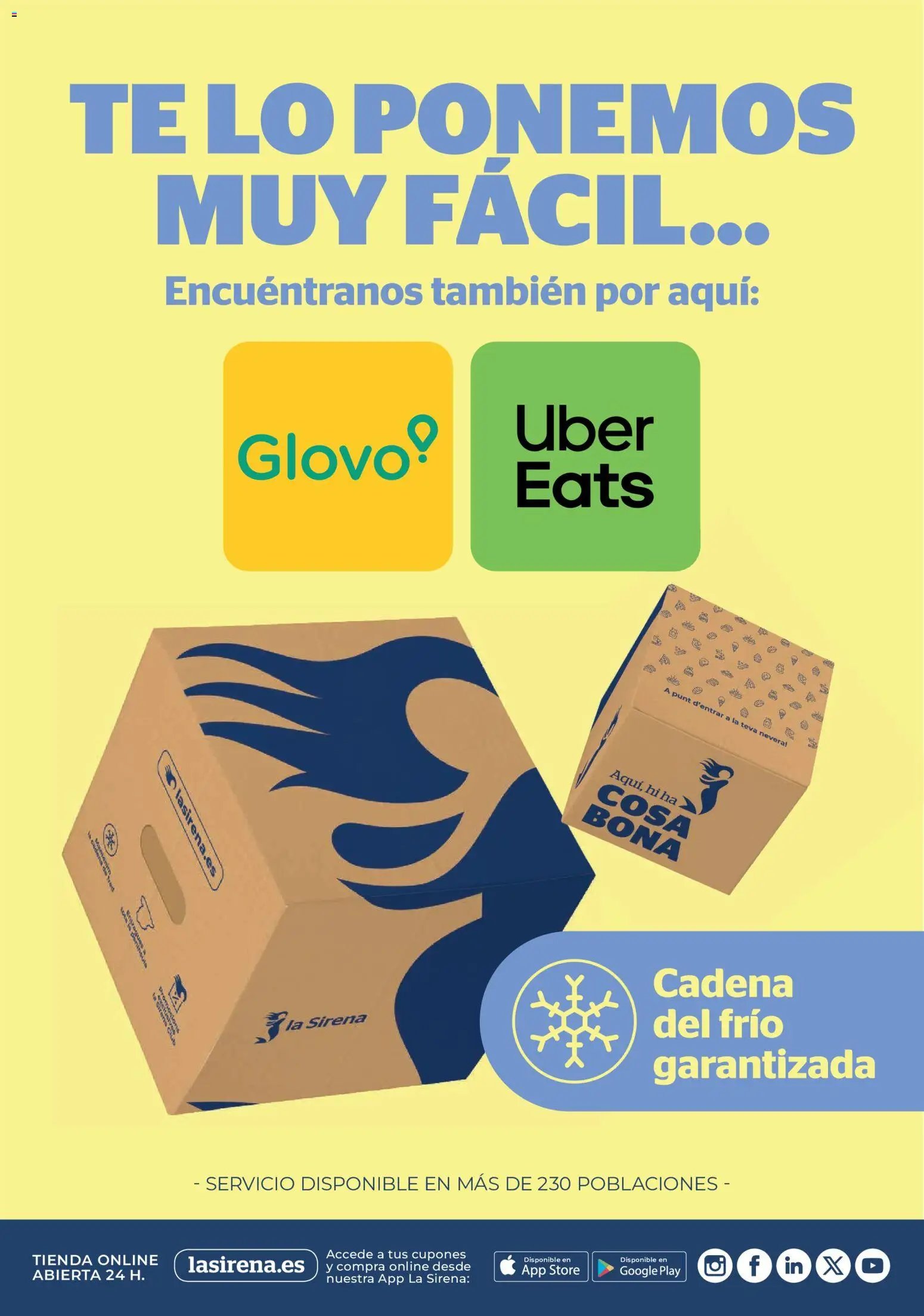 La Sirena oferta desde 28/05/2026 La Sirena Folleto