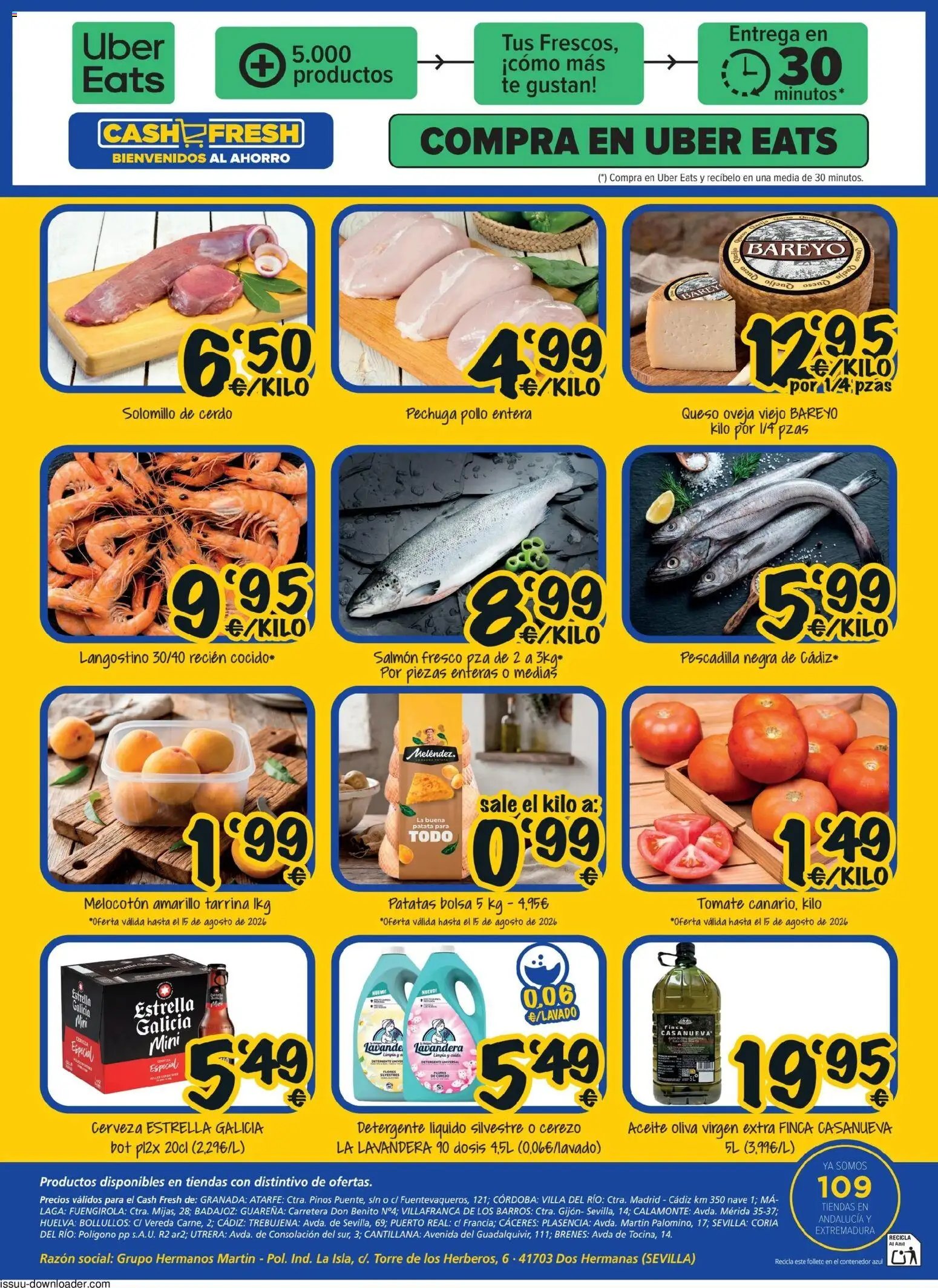 Cash Fresh oferta desde 31/07/2026 Cash Fresh Folleto Bono 5