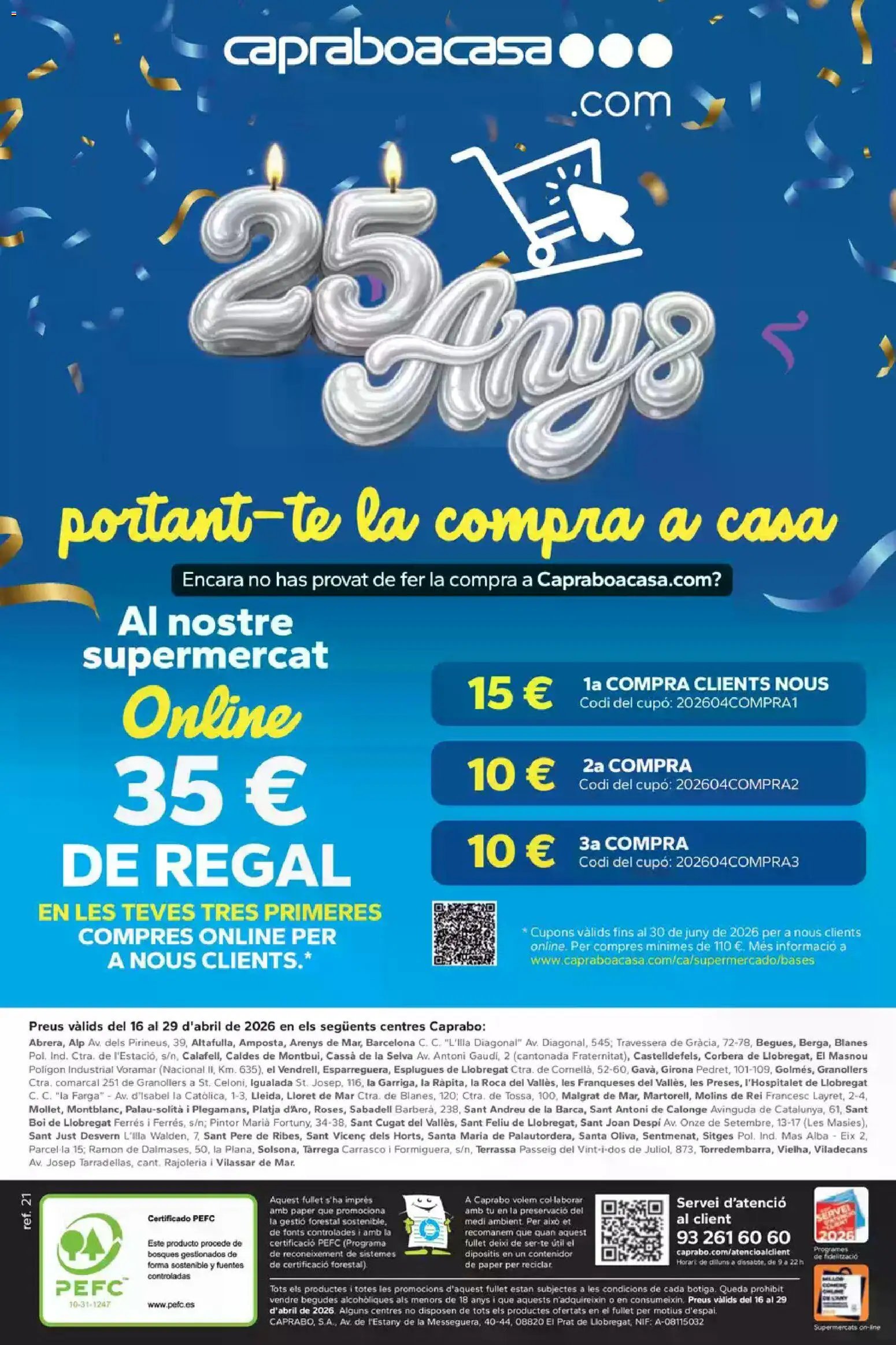 Caprabo oferta desde 16/04/2026 Caprabo Folleto