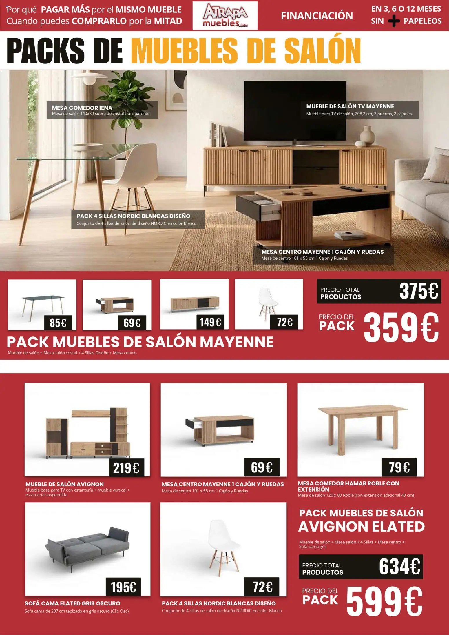 Atrapa Muebles oferta desde 01/04/2026 Atrapa Muebles Folleto