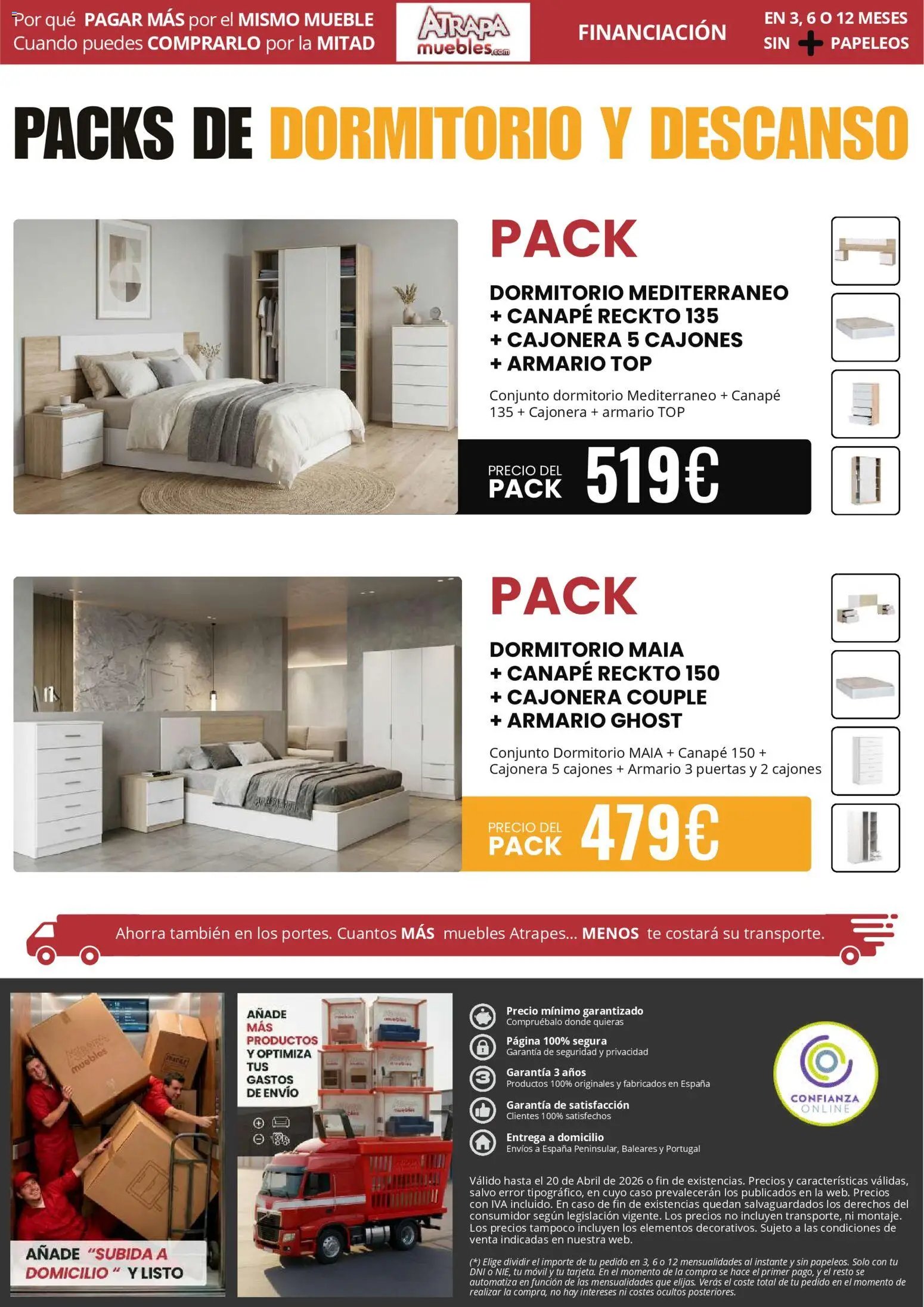Atrapa Muebles oferta desde 01/04/2026 Atrapa Muebles Folleto