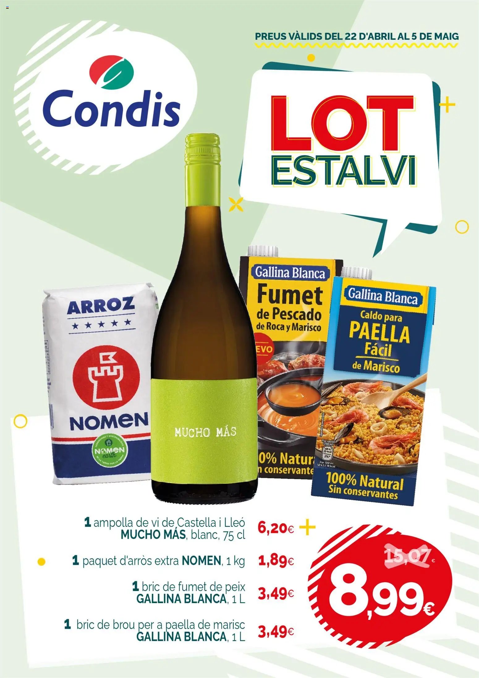 Condis oferta desde 22/04/2026 Condis Folleto life