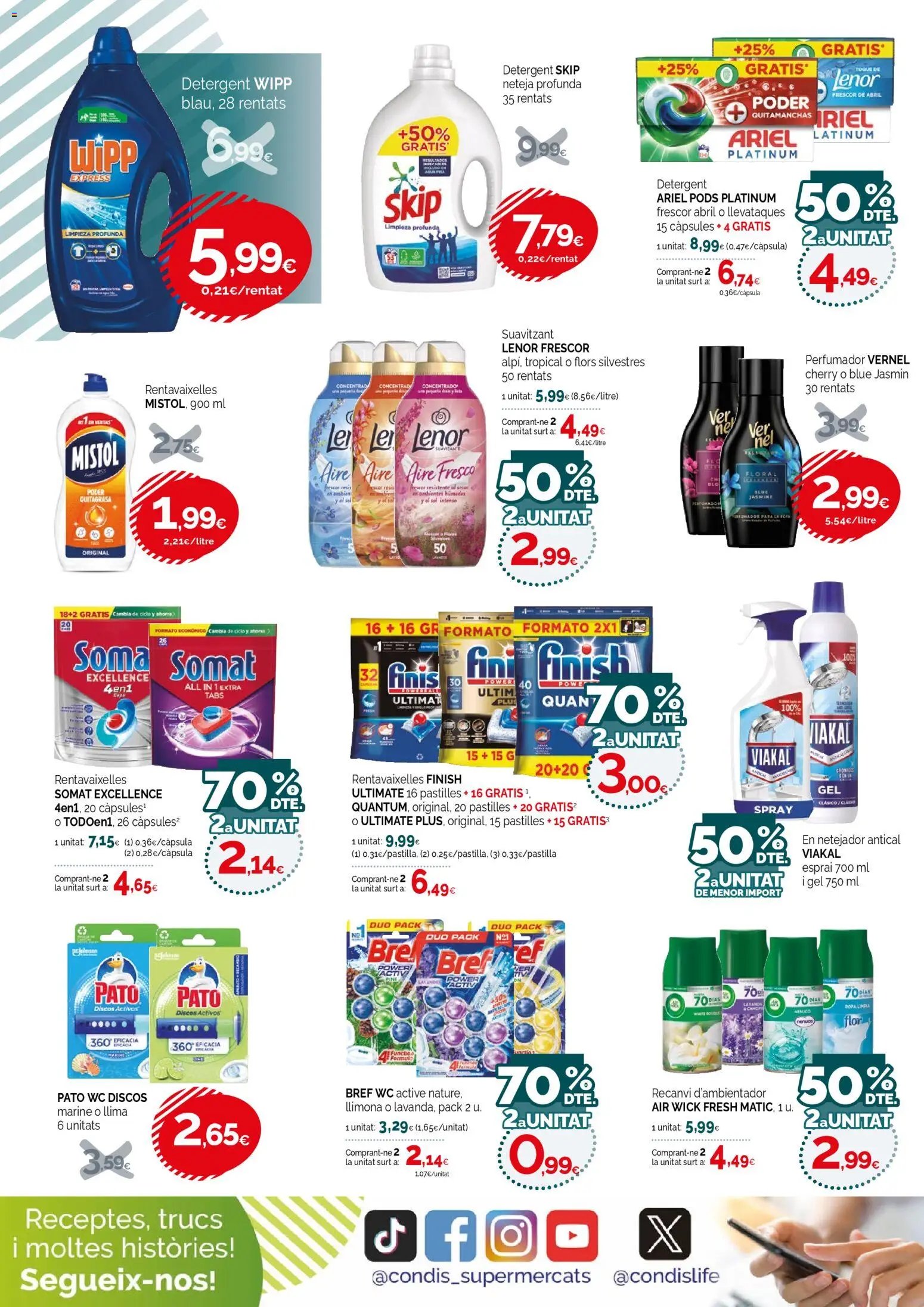 Condis oferta desde 22/04/2026 Condis Folleto life