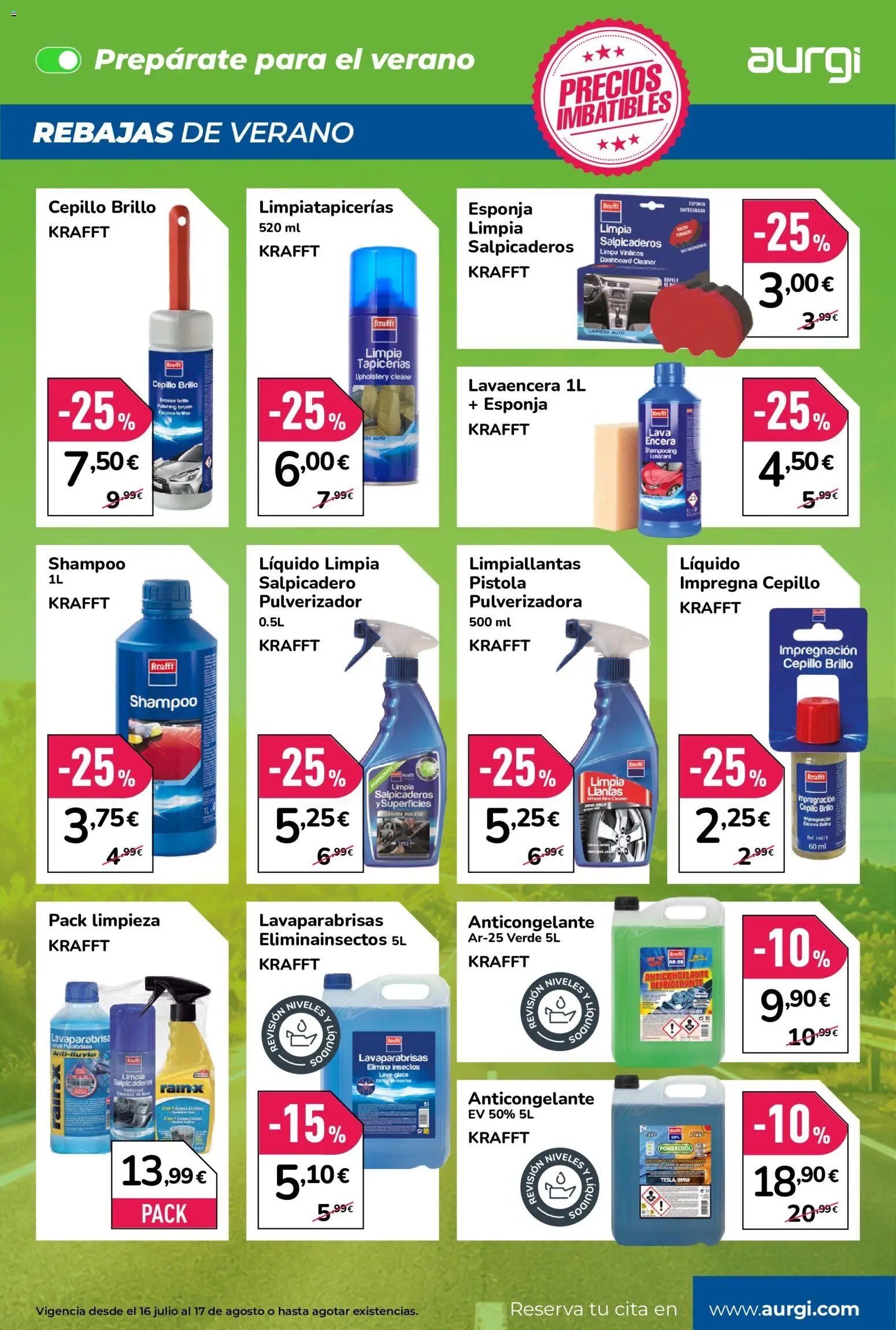 Aurgi oferta desde 16/07/2026 Aurgi Folleto