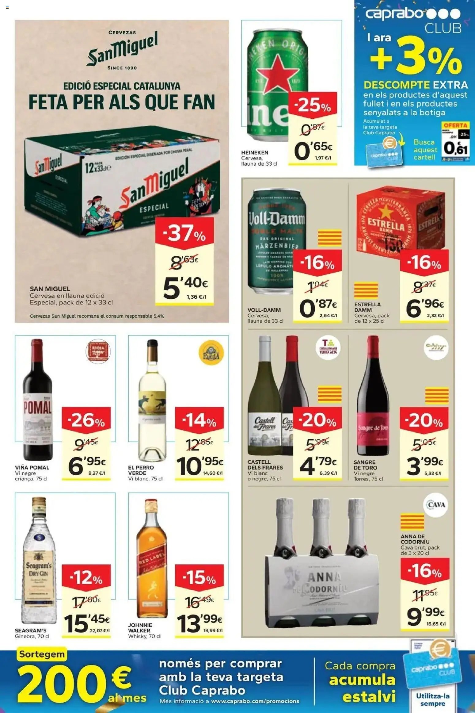 Caprabo oferta desde 17/09/2026 Estalvia des de la primera unitat