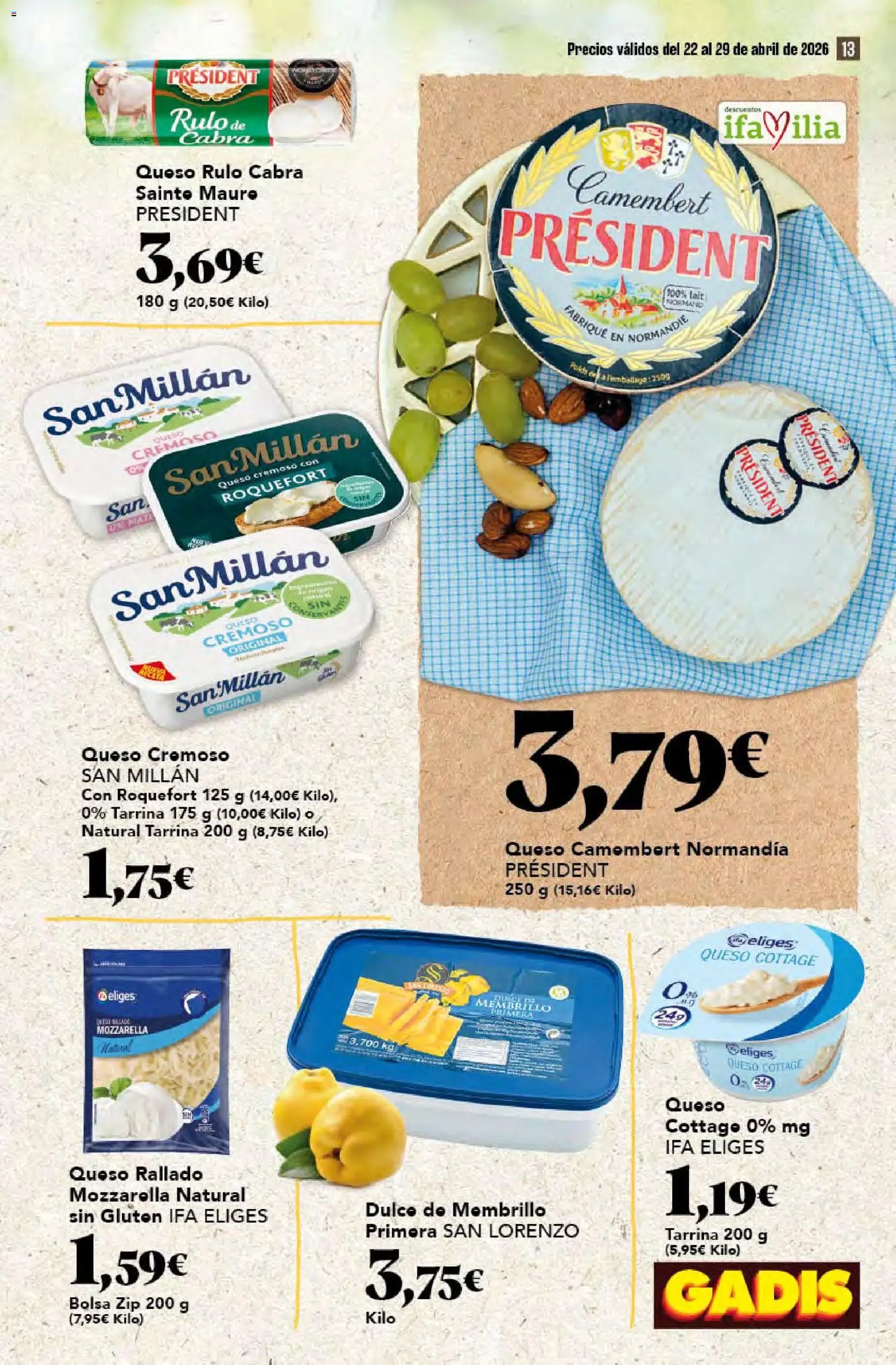 Gadis oferta desde 22/04/2026 Gadis Folleto