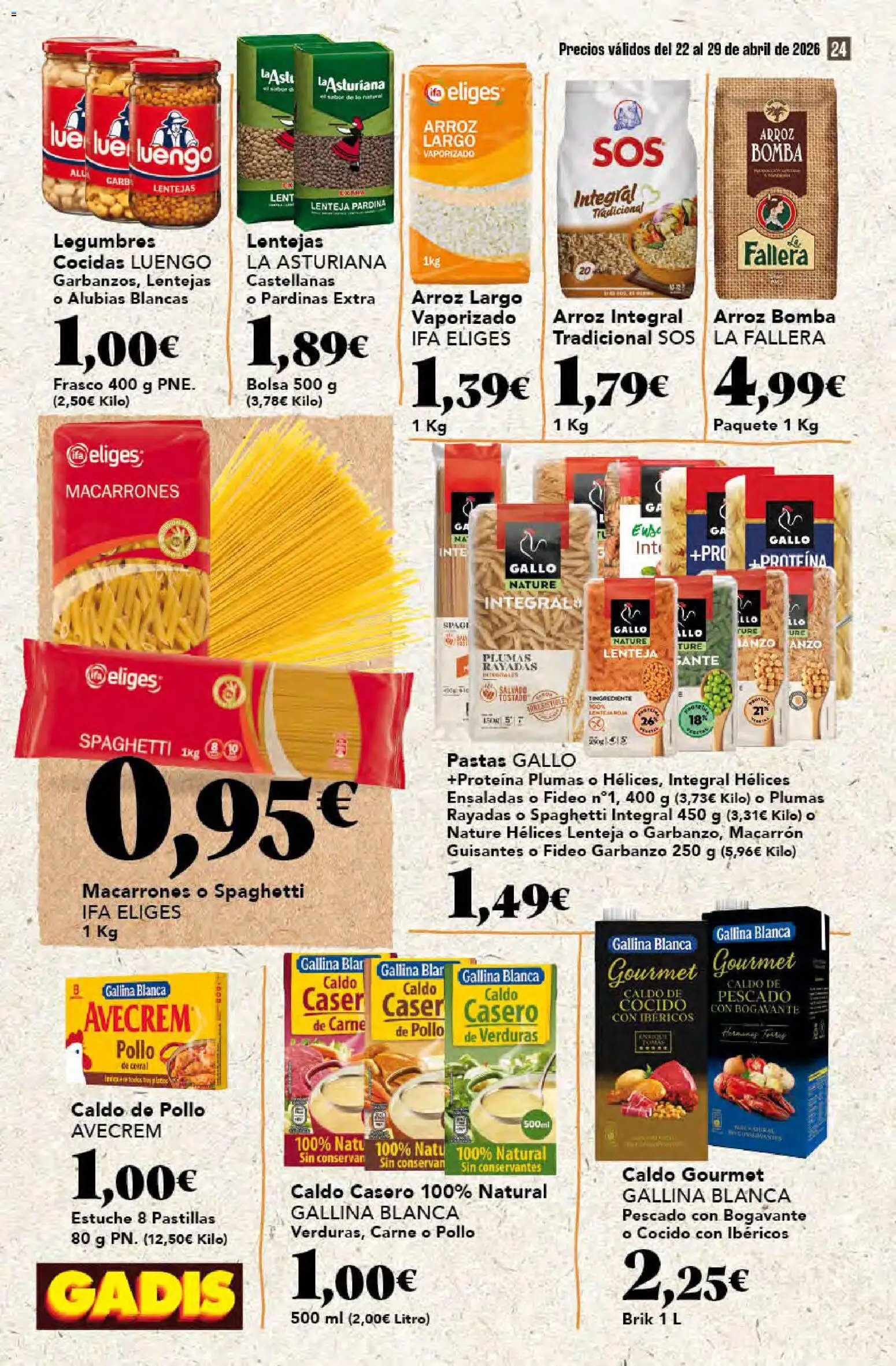 Gadis oferta desde 22/04/2026 Gadis Folleto