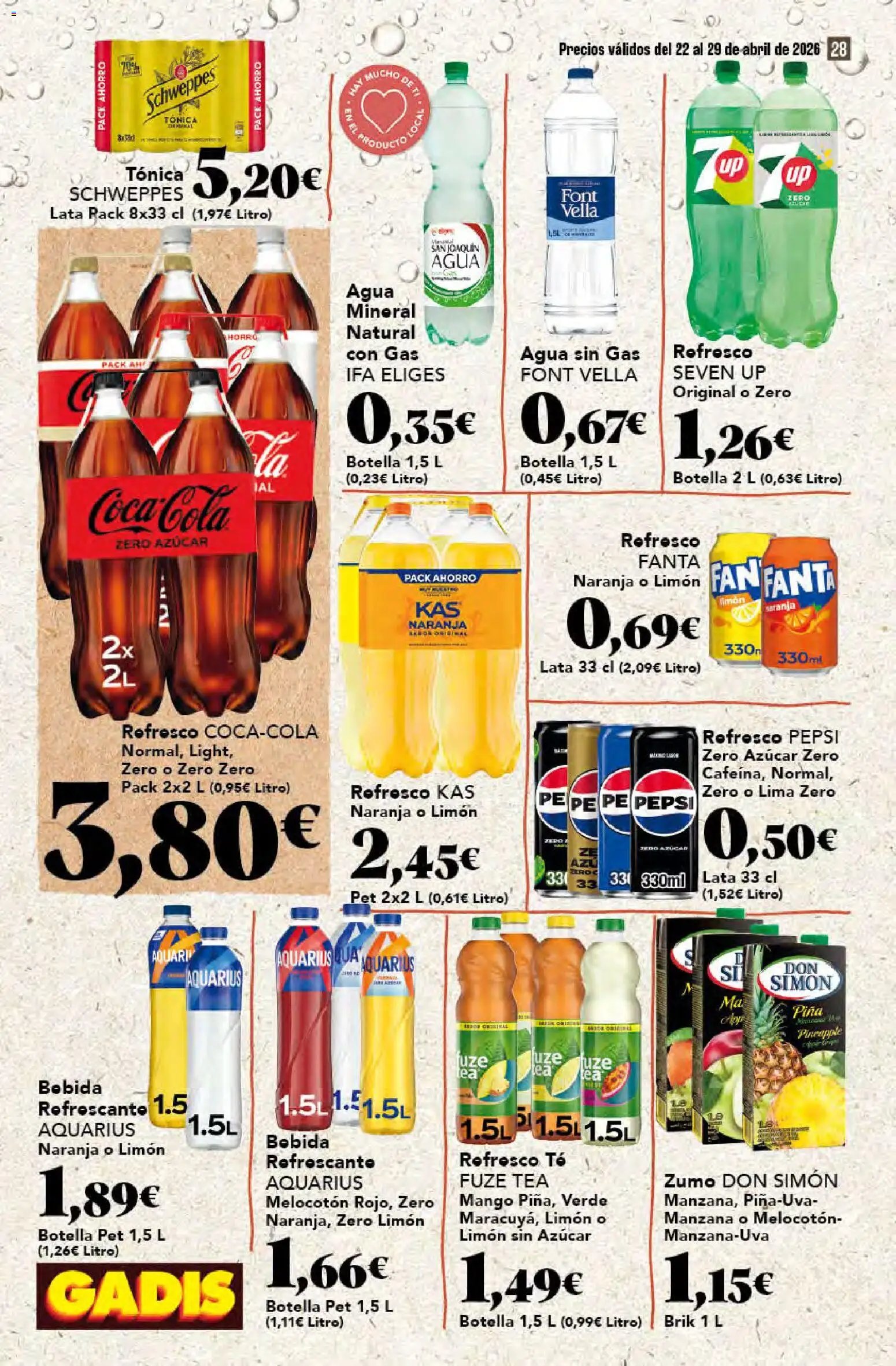 Gadis oferta desde 22/04/2026 Gadis Folleto