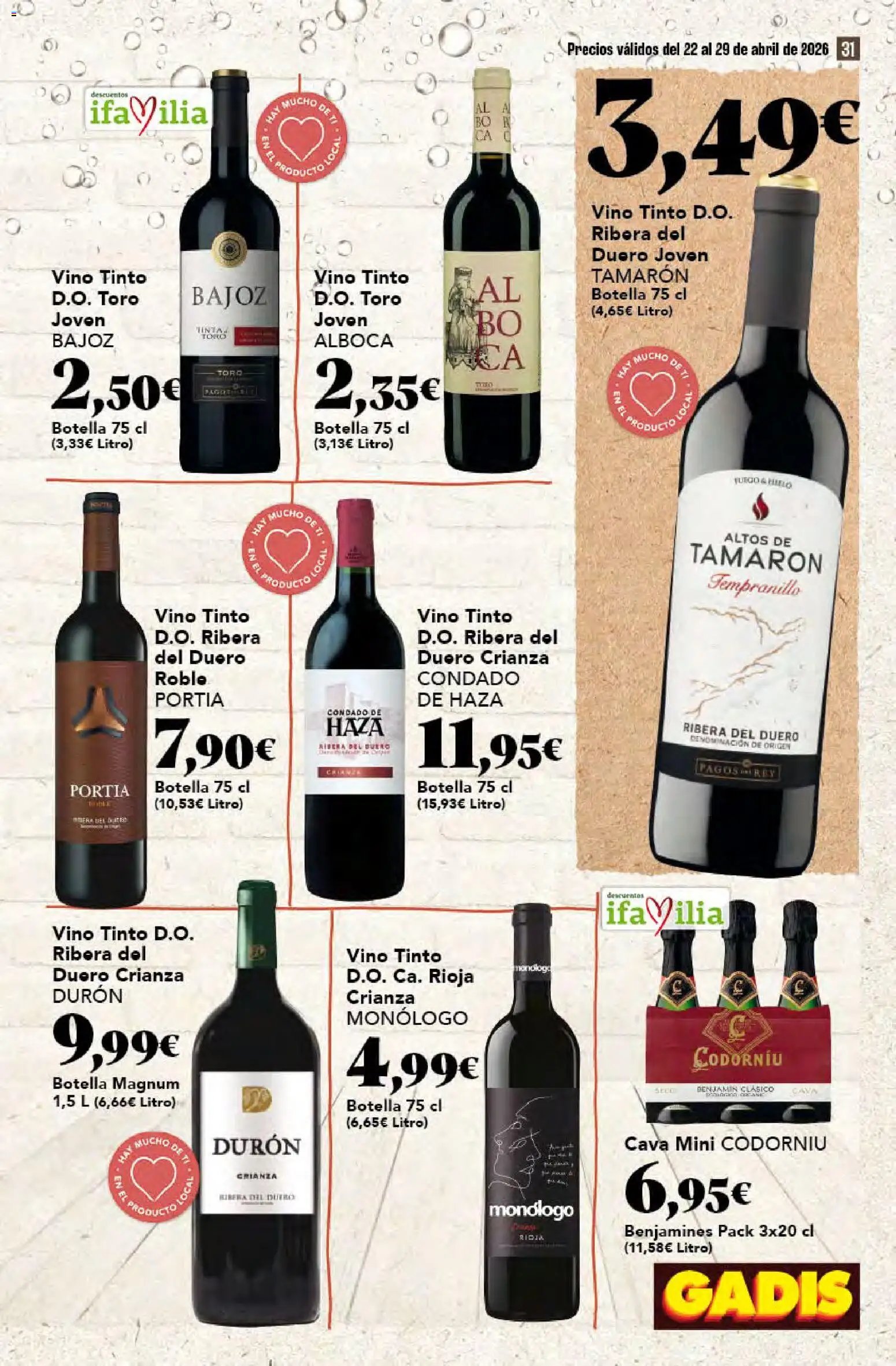 Gadis oferta desde 22/04/2026 Gadis Folleto