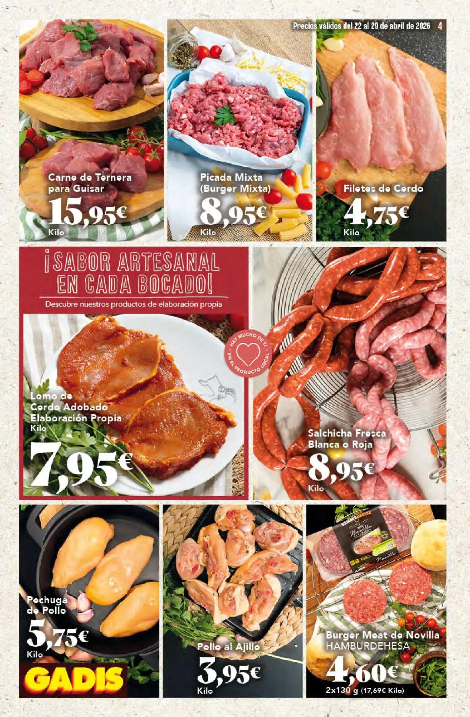 Gadis oferta desde 22/04/2026 Gadis Folleto