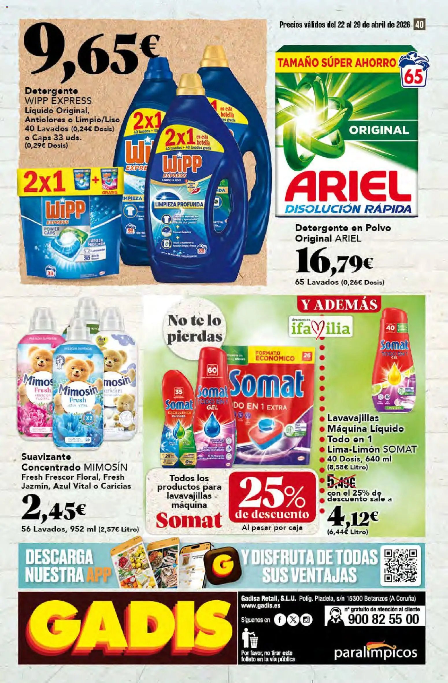 Gadis oferta desde 22/04/2026 Gadis Folleto