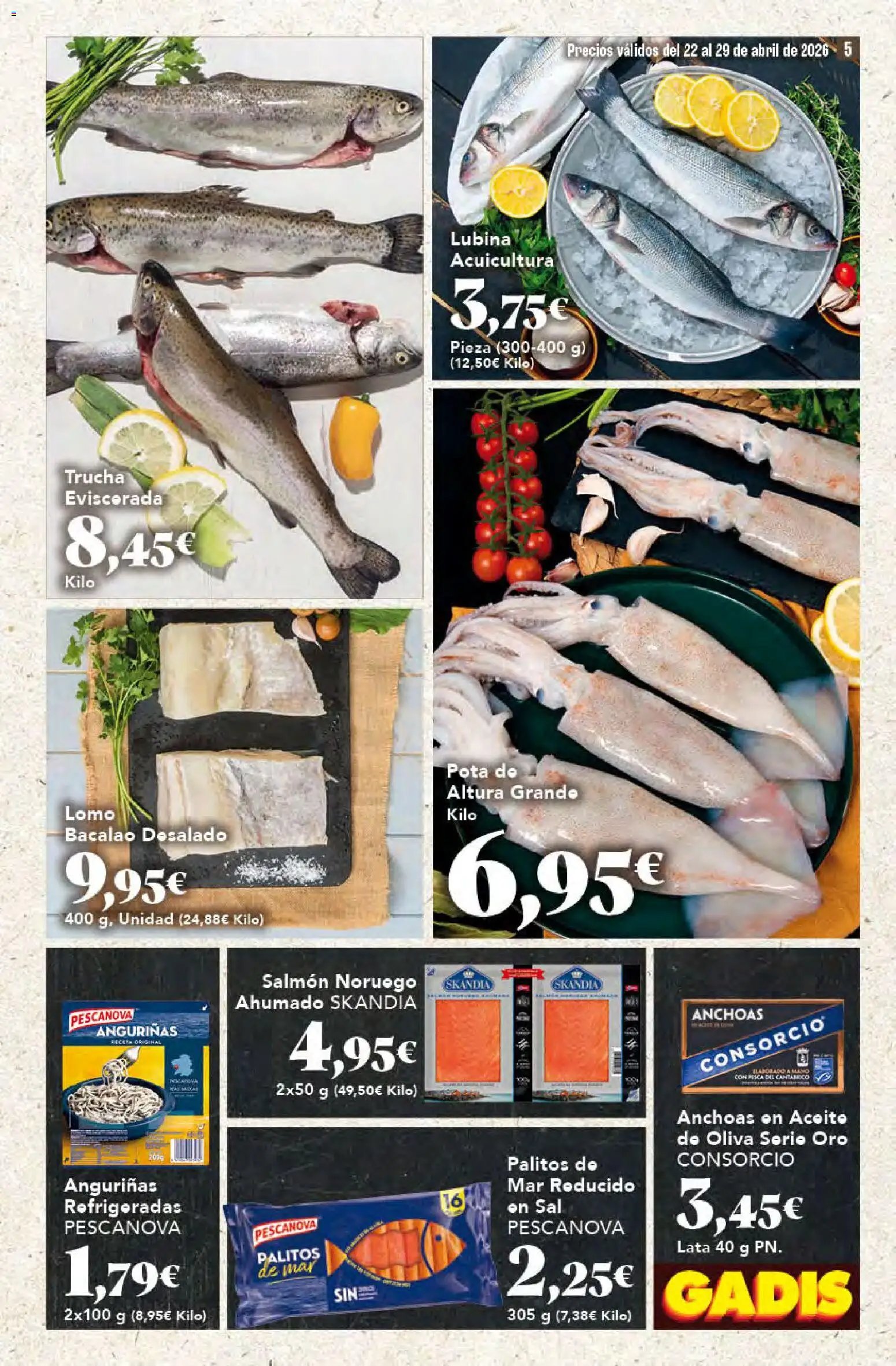 Gadis oferta desde 22/04/2026 Gadis Folleto