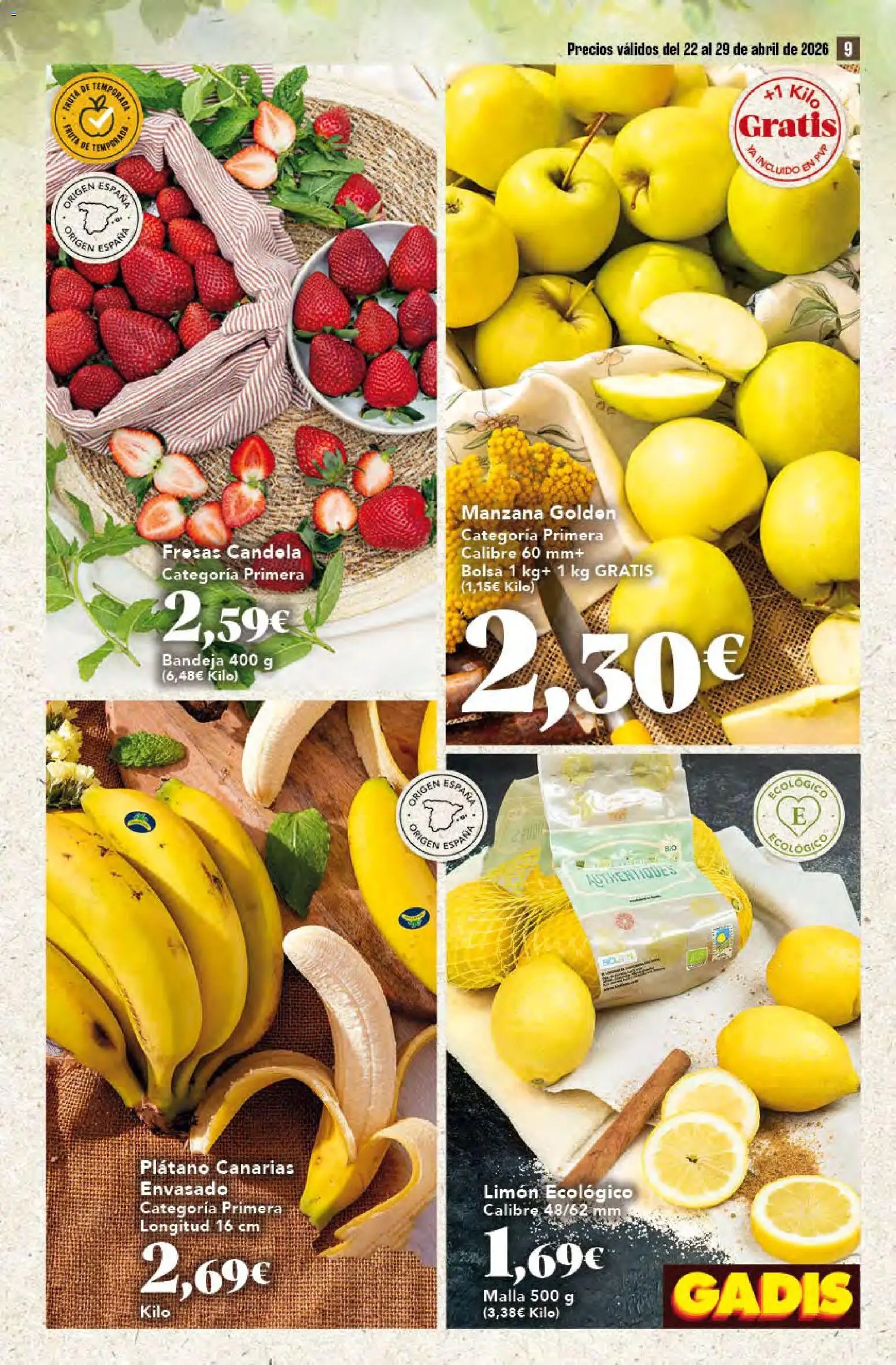 Gadis oferta desde 22/04/2026 Gadis Folleto