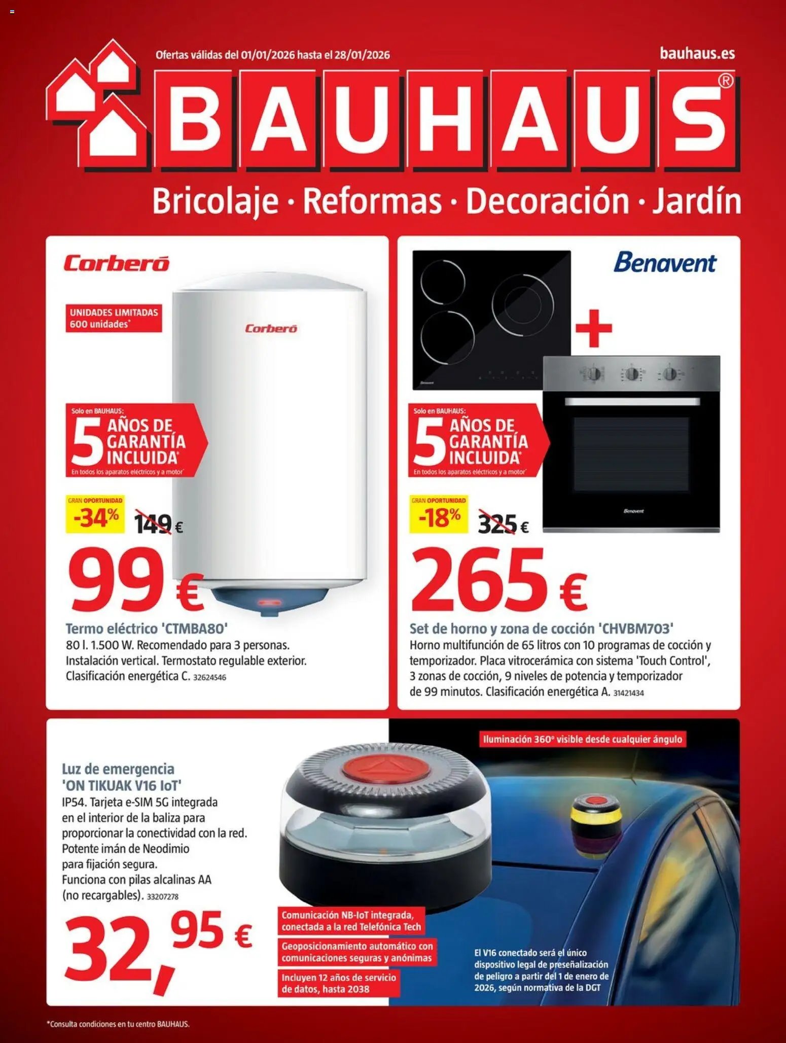 Bauhaus oferta desde 01/01/2026 Folleto