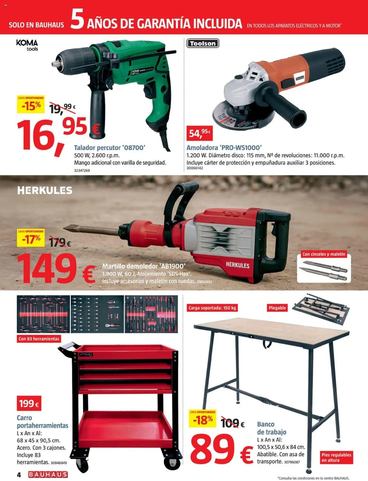 Bauhaus oferta desde 01/01/2026 Folleto