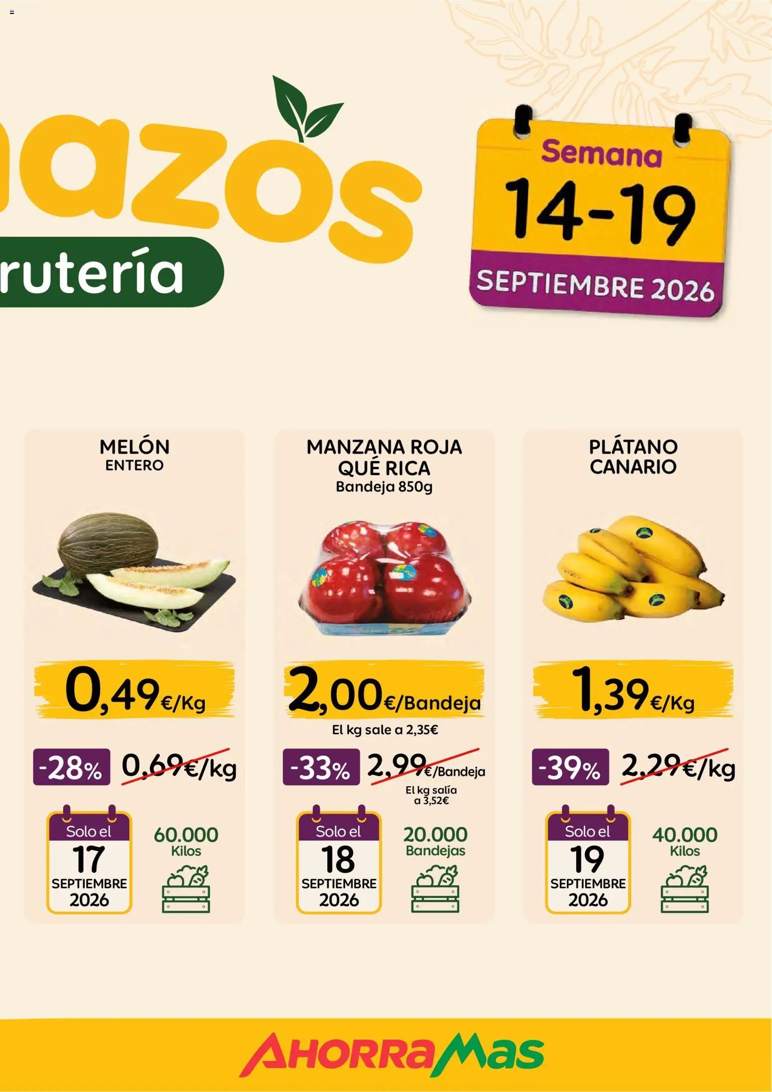 AhorraMas oferta desde 10/09/2026 AhorraMas Folleto