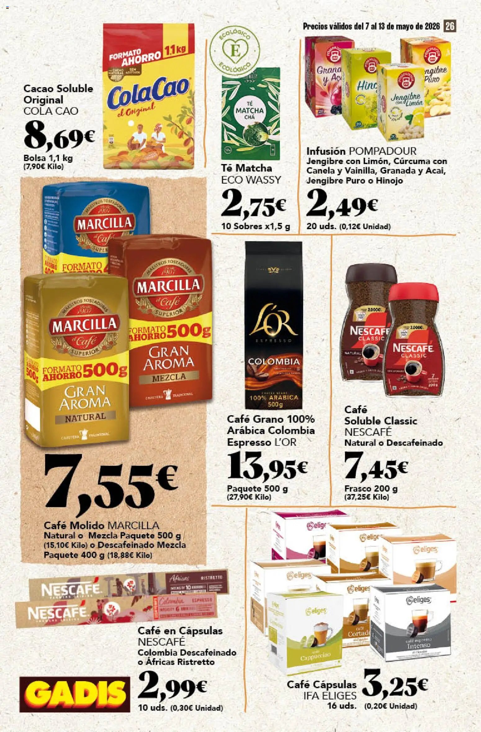 Gadis oferta desde 07/05/2026 Gadis Folleto