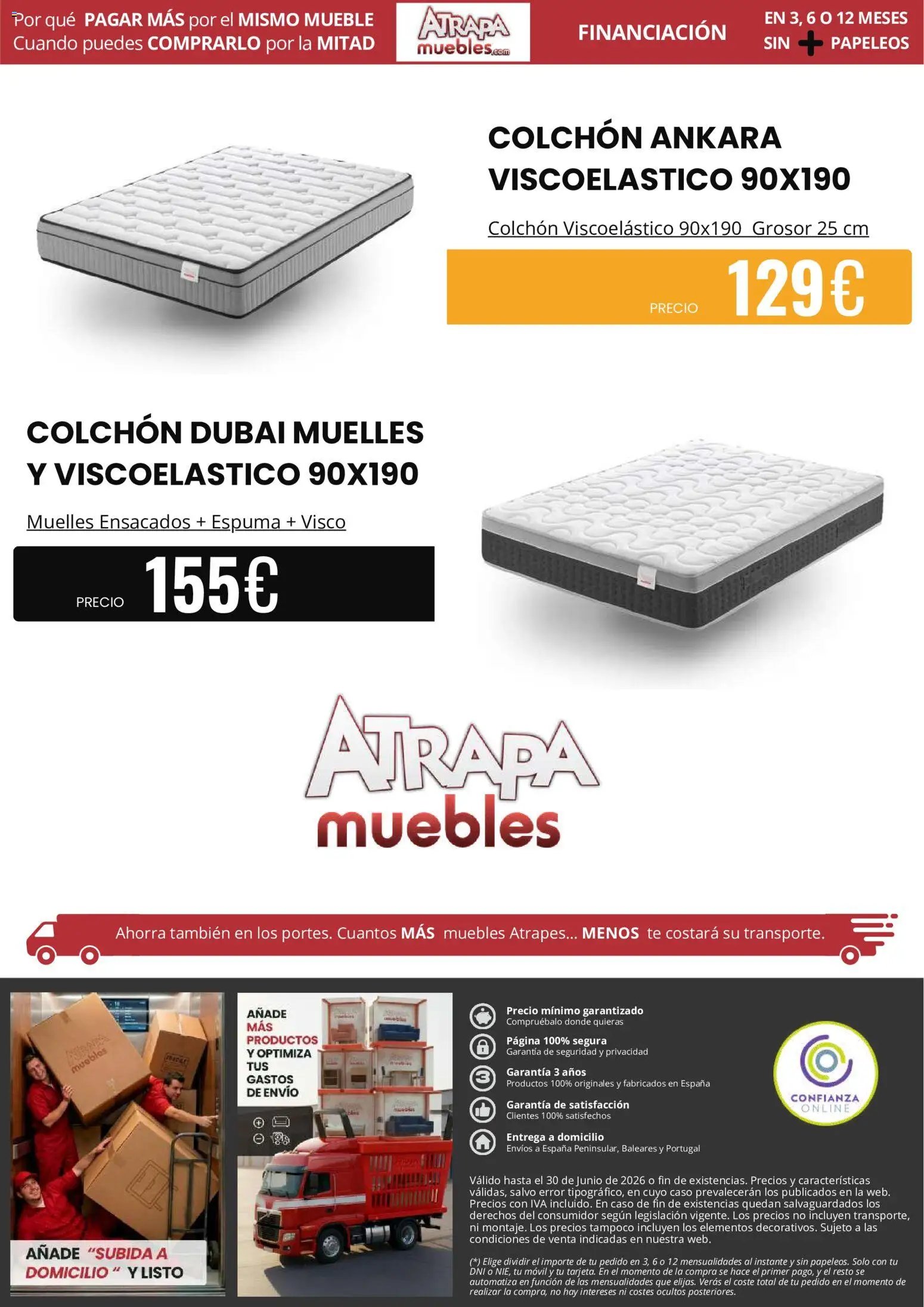 Atrapa Muebles oferta desde 01/06/2026 Atrapa Muebles Folleto