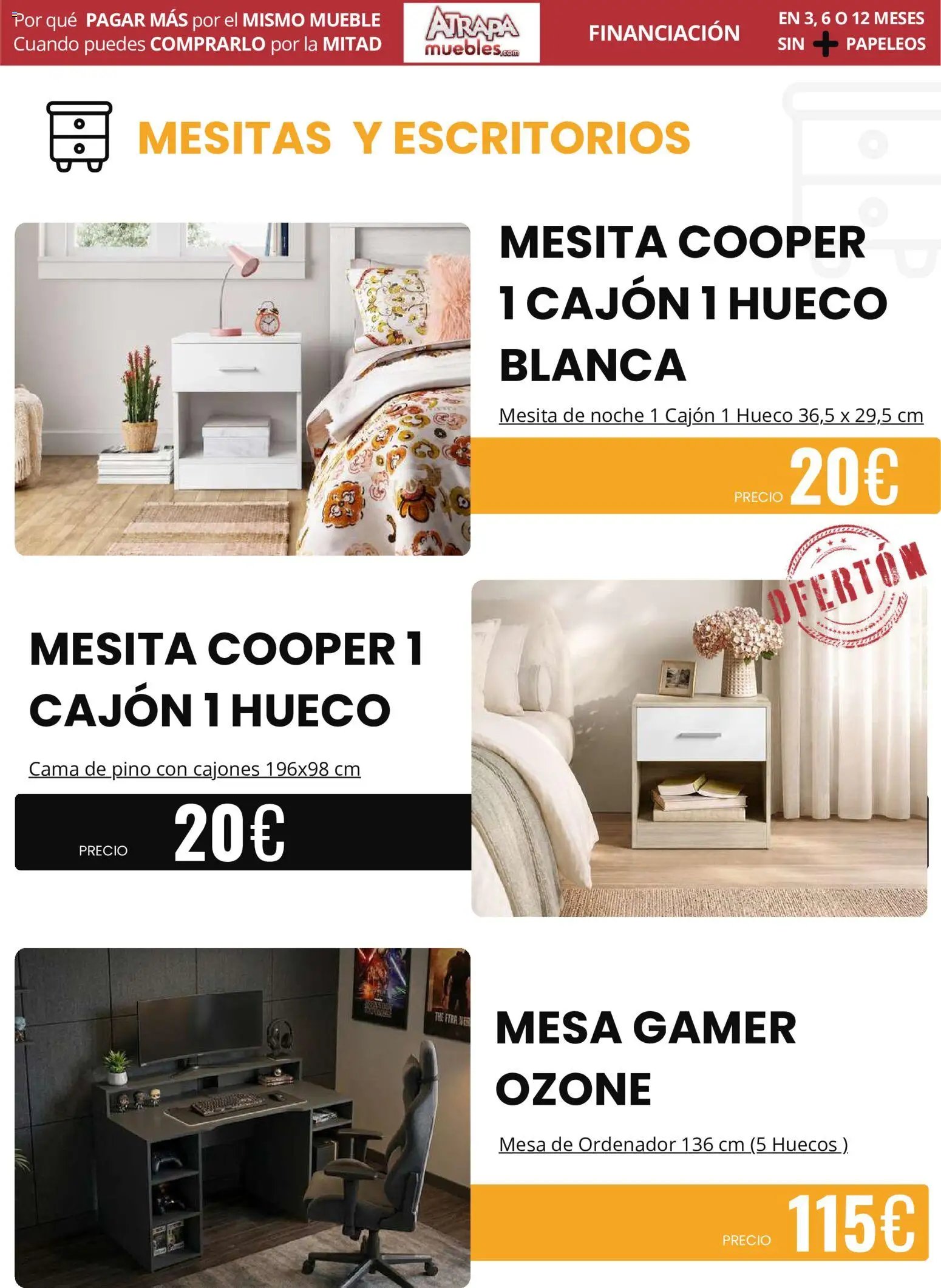 Atrapa Muebles oferta desde 01/06/2026 Atrapa Muebles Folleto