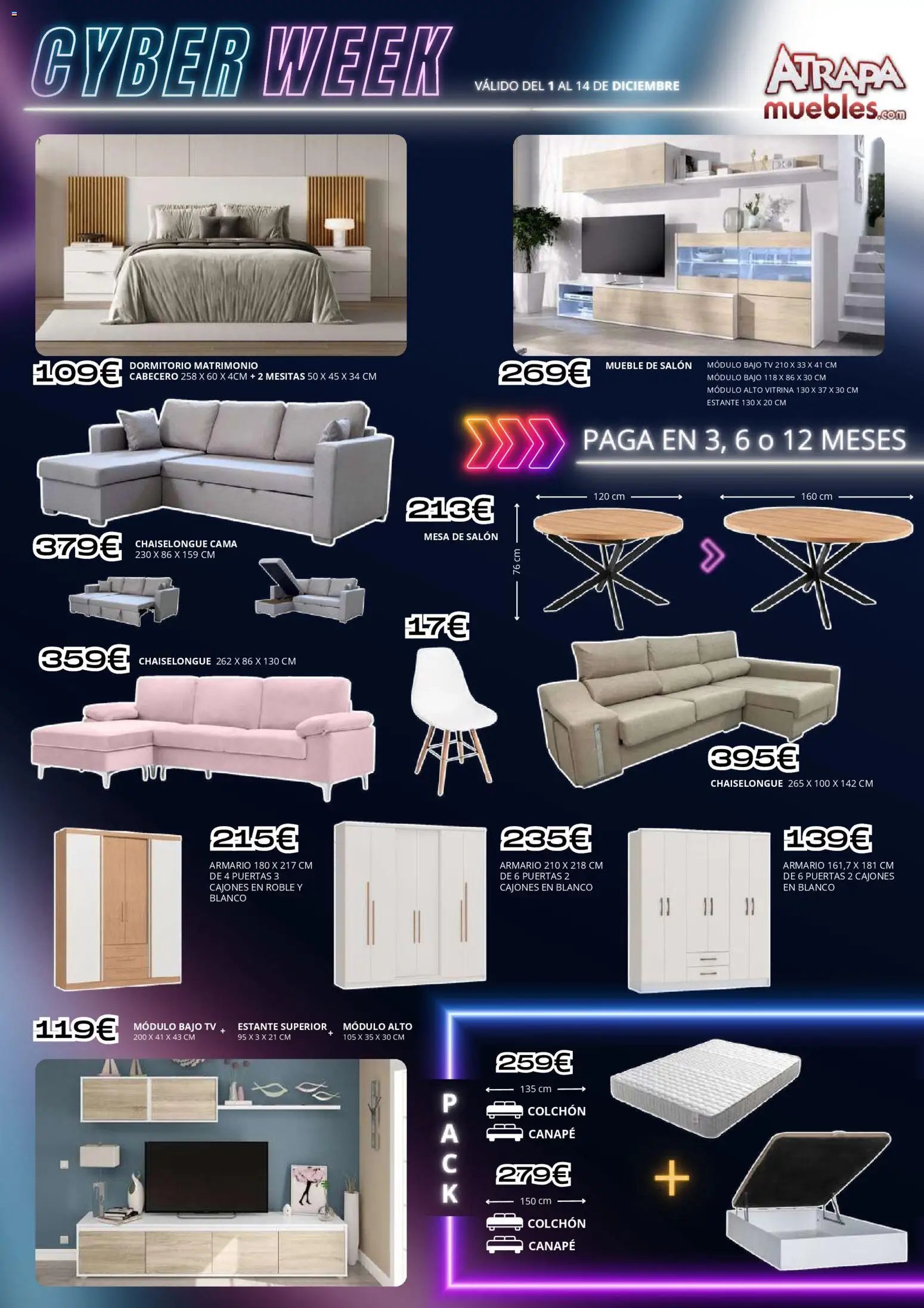 Atrapa Muebles oferta desde 01/12/2025 Folleto