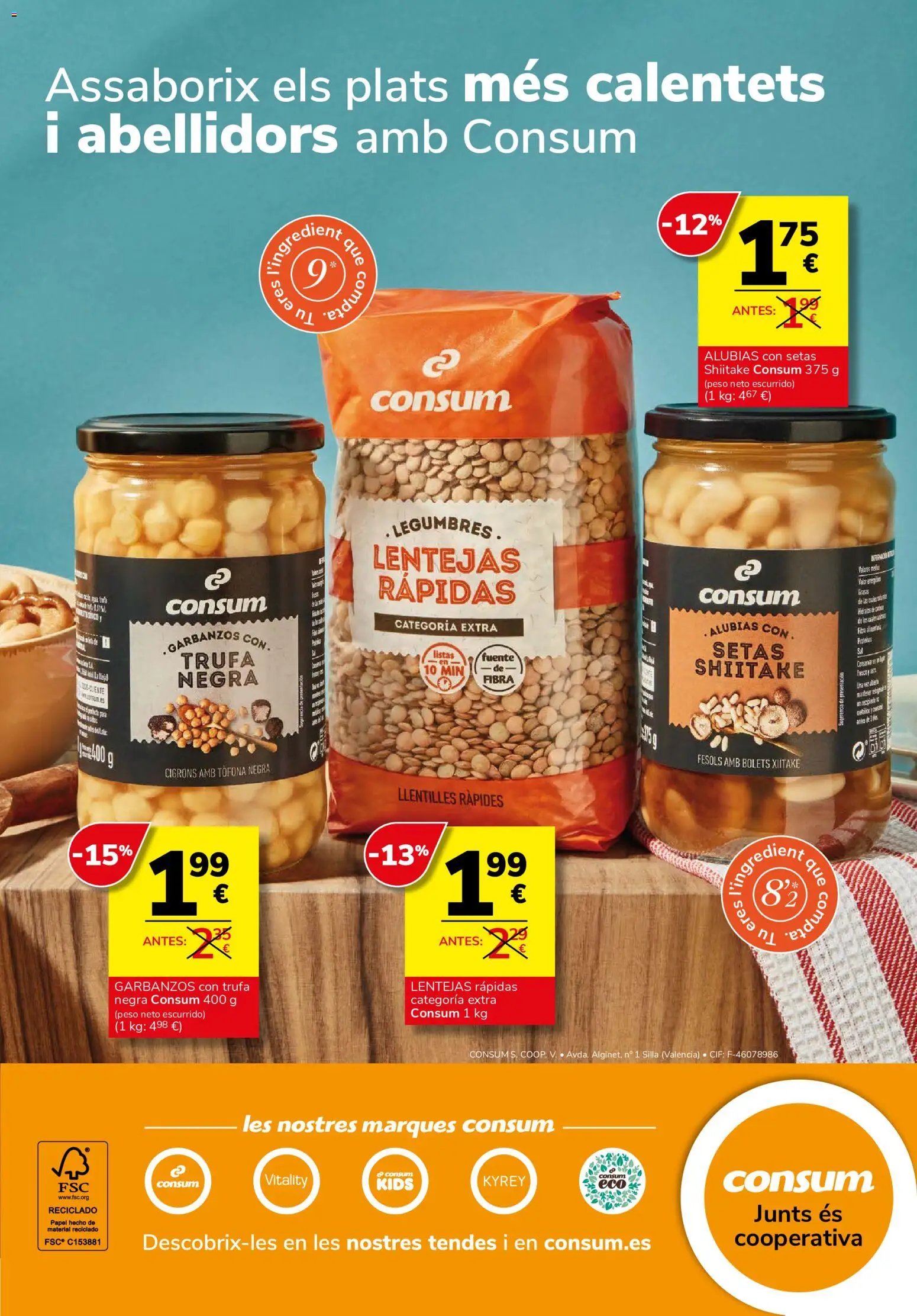 Consum folleto > 22/10 - 18/11/2026 > Ofertas