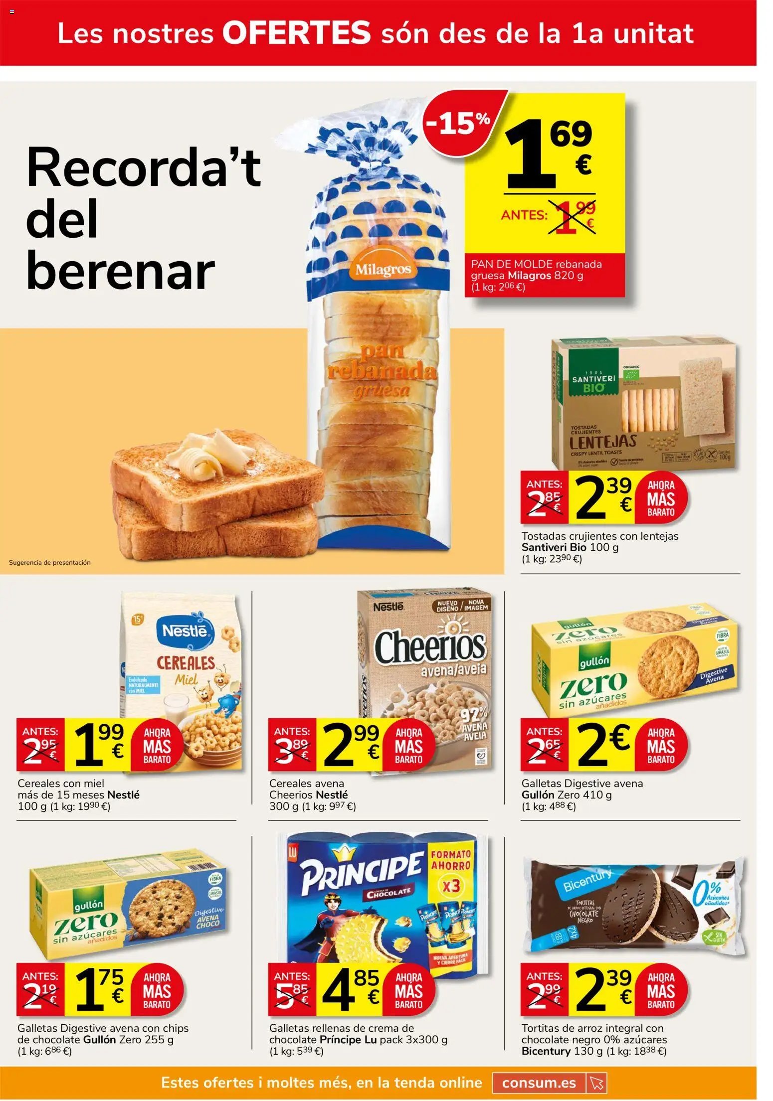 Consum folleto > 22/10 - 18/11/2026 > Ofertas