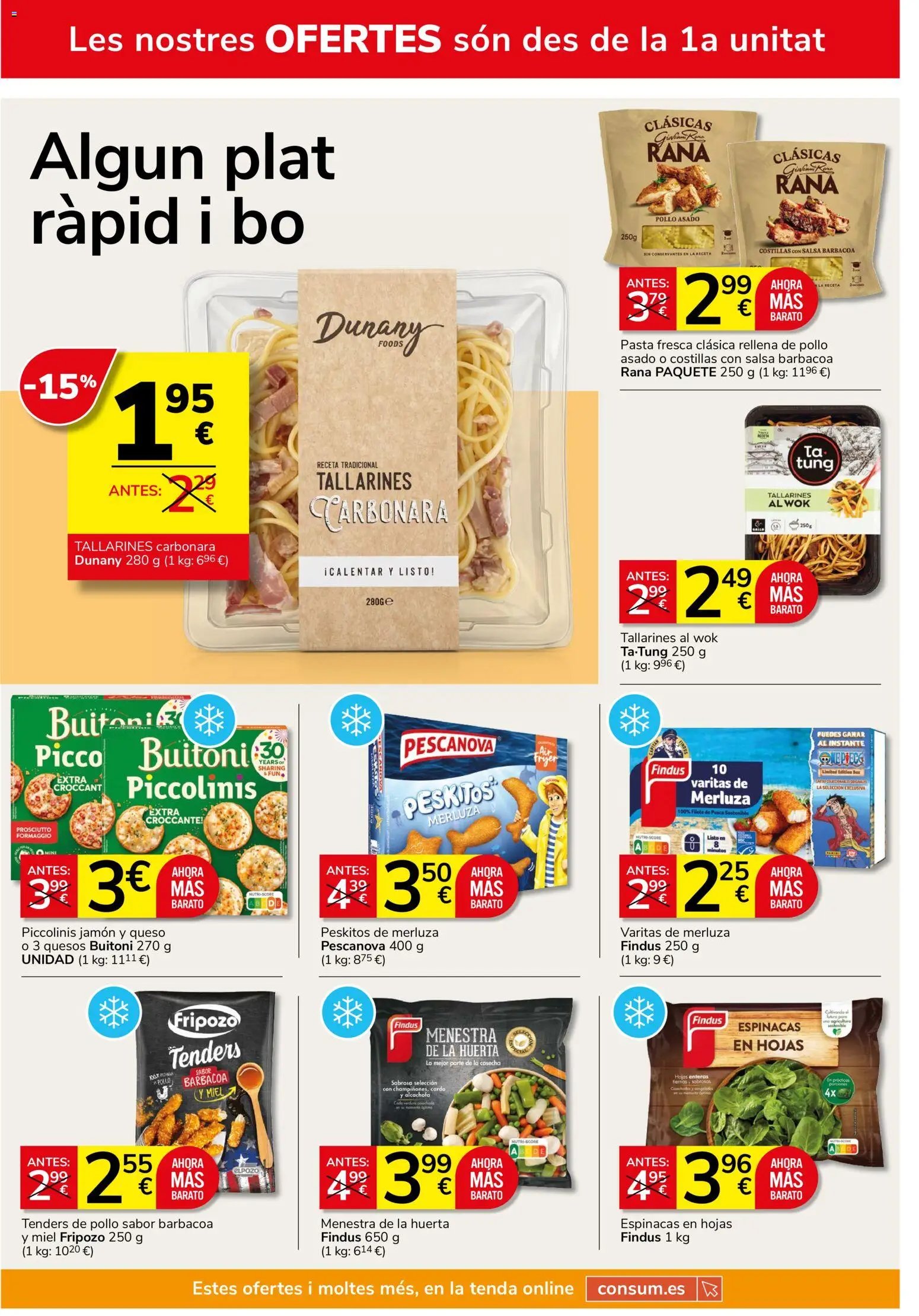 Consum folleto > 22/10 - 18/11/2026 > Ofertas