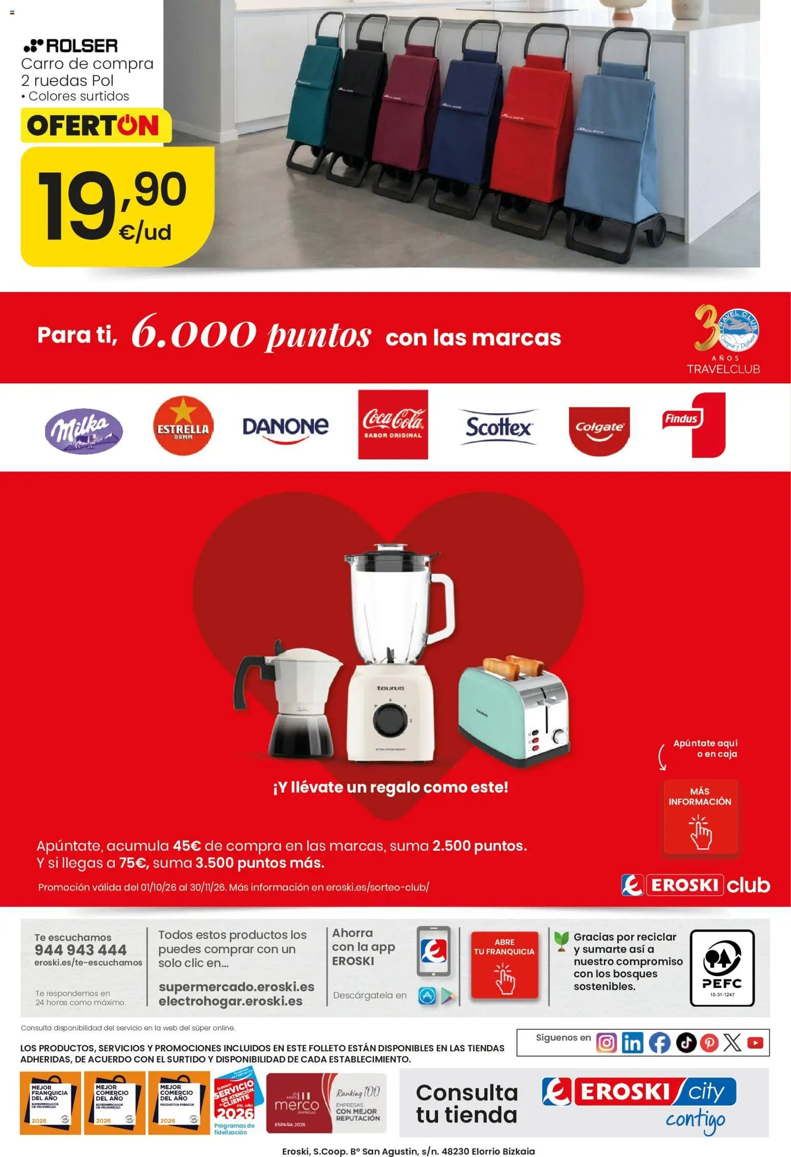 Eroski oferta desde 01/10/2026 Eroski Folleto