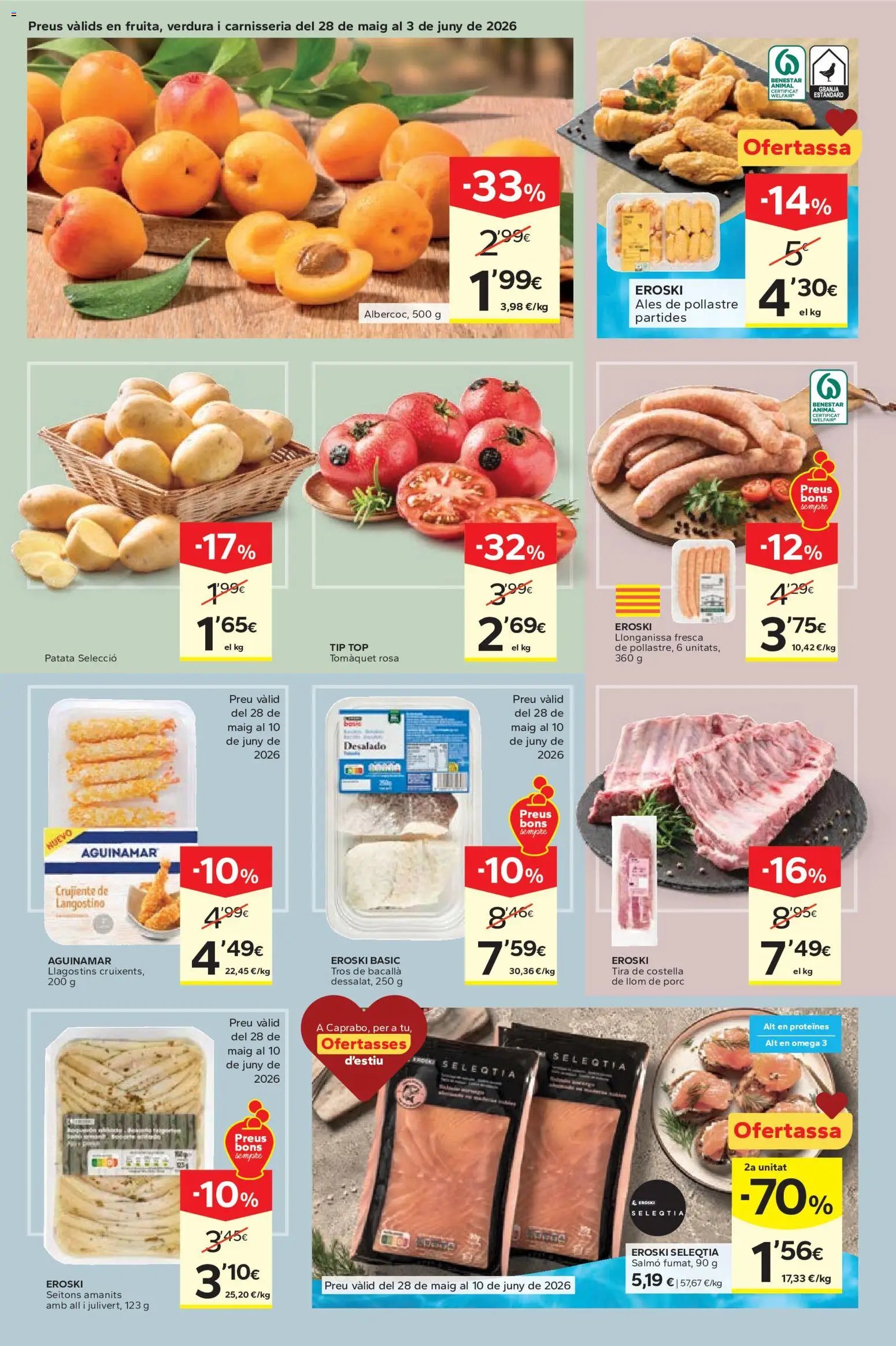 Caprabo oferta desde 28/05/2026 Caprabo Ofertasses d'estiu