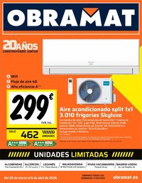 Obramat oferta desde 20/03/2026 Obramat Folleto