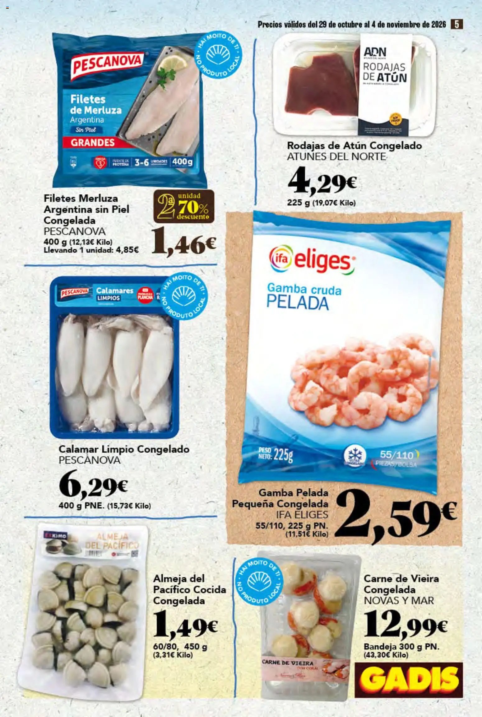 Gadis folleto > 29/10 - 04/11/2026 > Ofertas