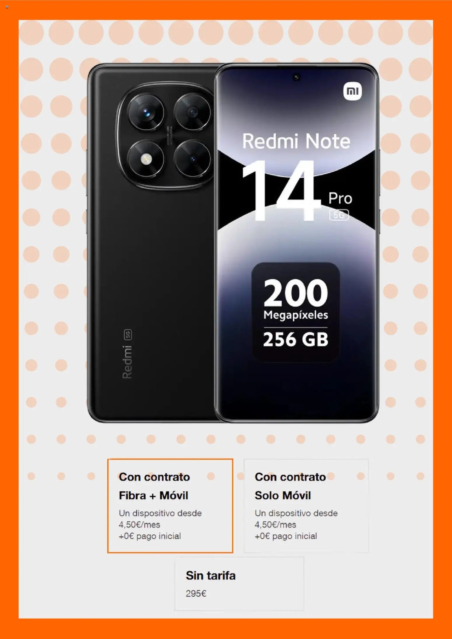 Orange oferta desde 03/11/2025 Black Friday