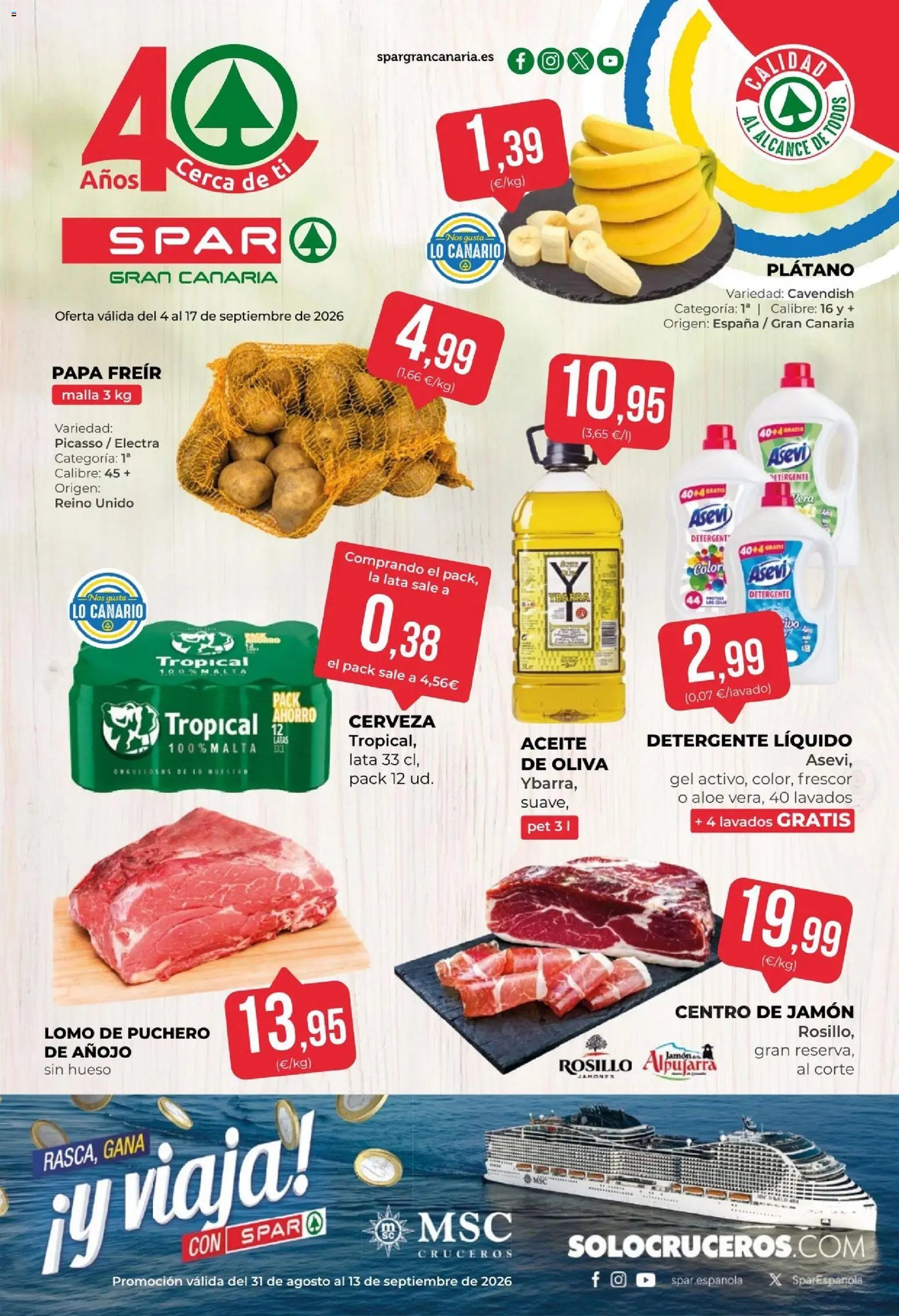 Spar oferta desde 04/09/2026 Spar Folleto