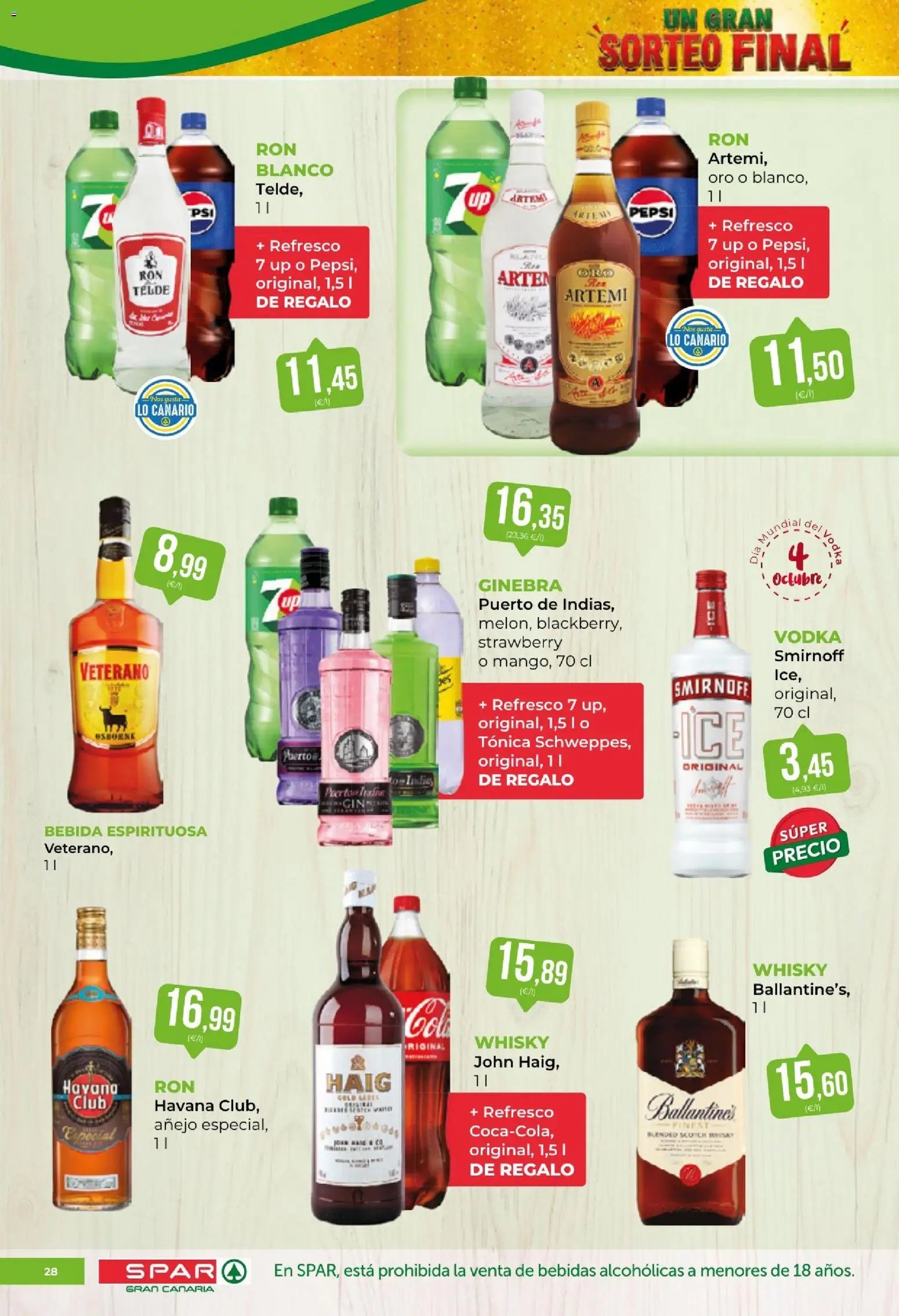 Spar oferta desde 02/10/2026 Spar Folleto
