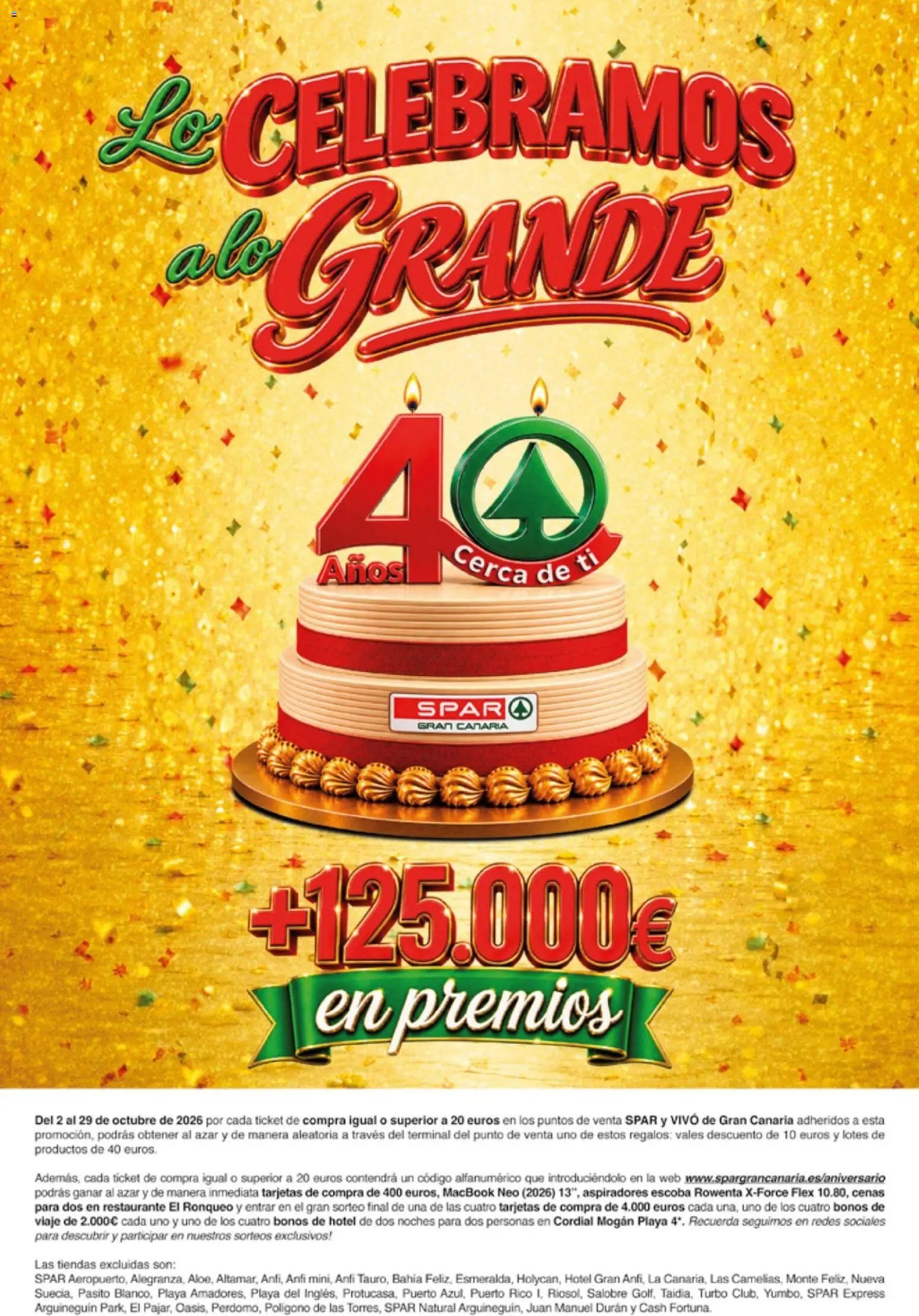Spar oferta desde 02/10/2026 Spar Folleto