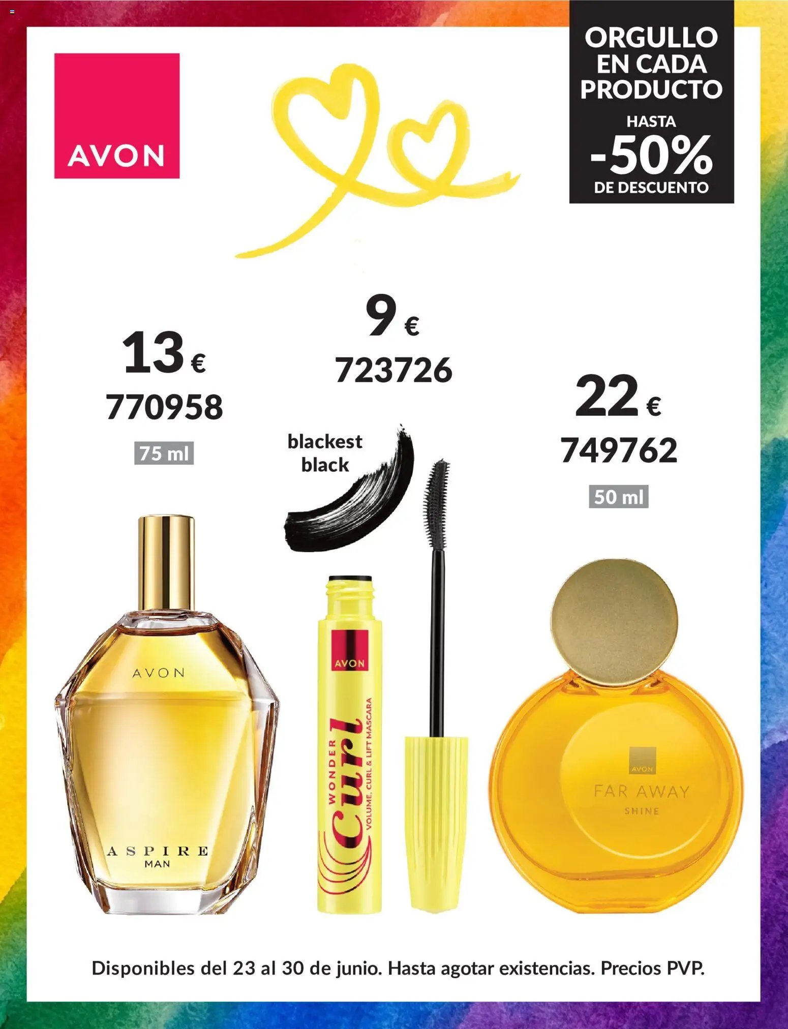 Avon oferta desde 23/06/2026 Avon Orgullo en cada producto