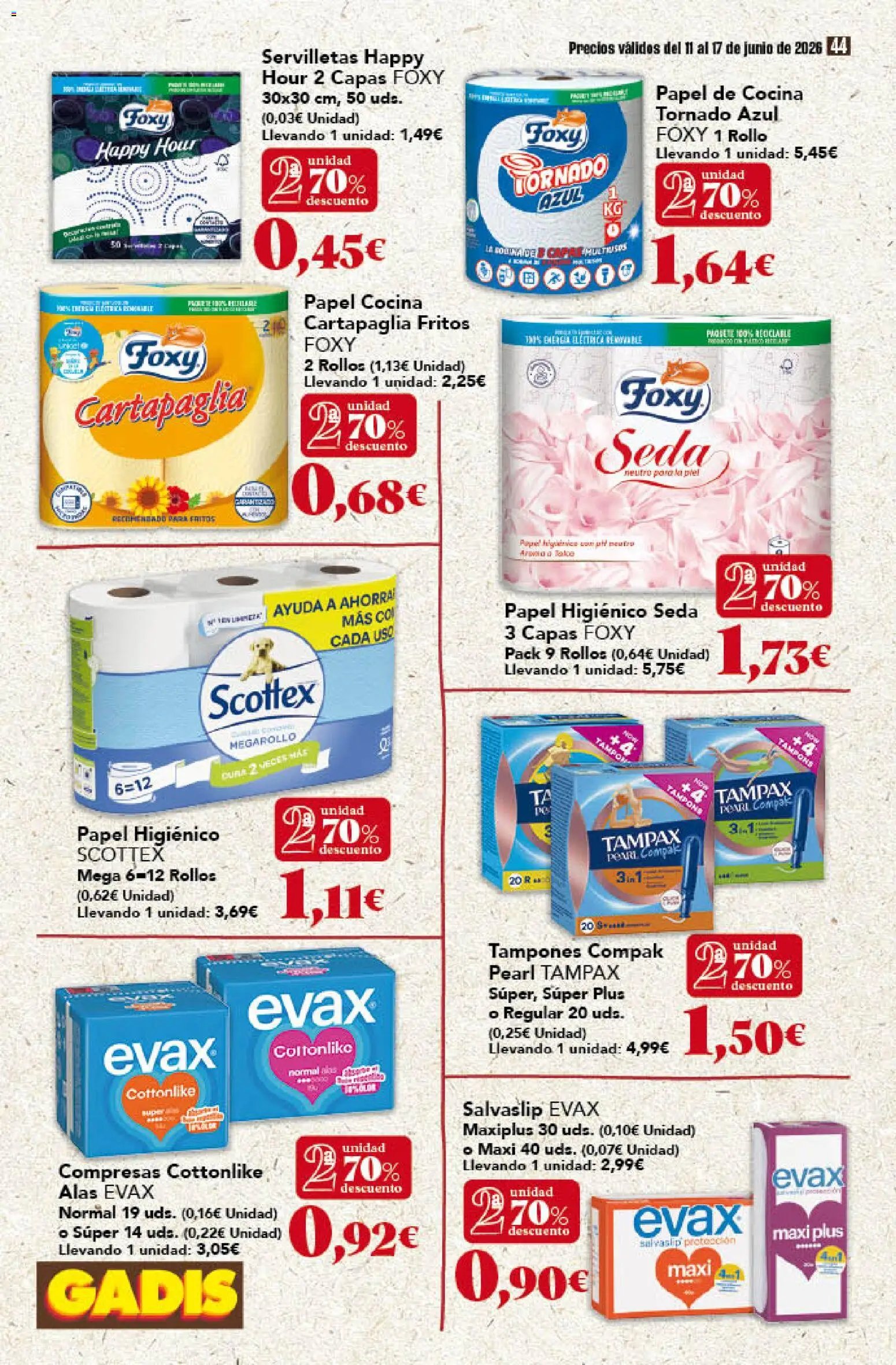 Gadis oferta desde 11/06/2026 Gadis folleto