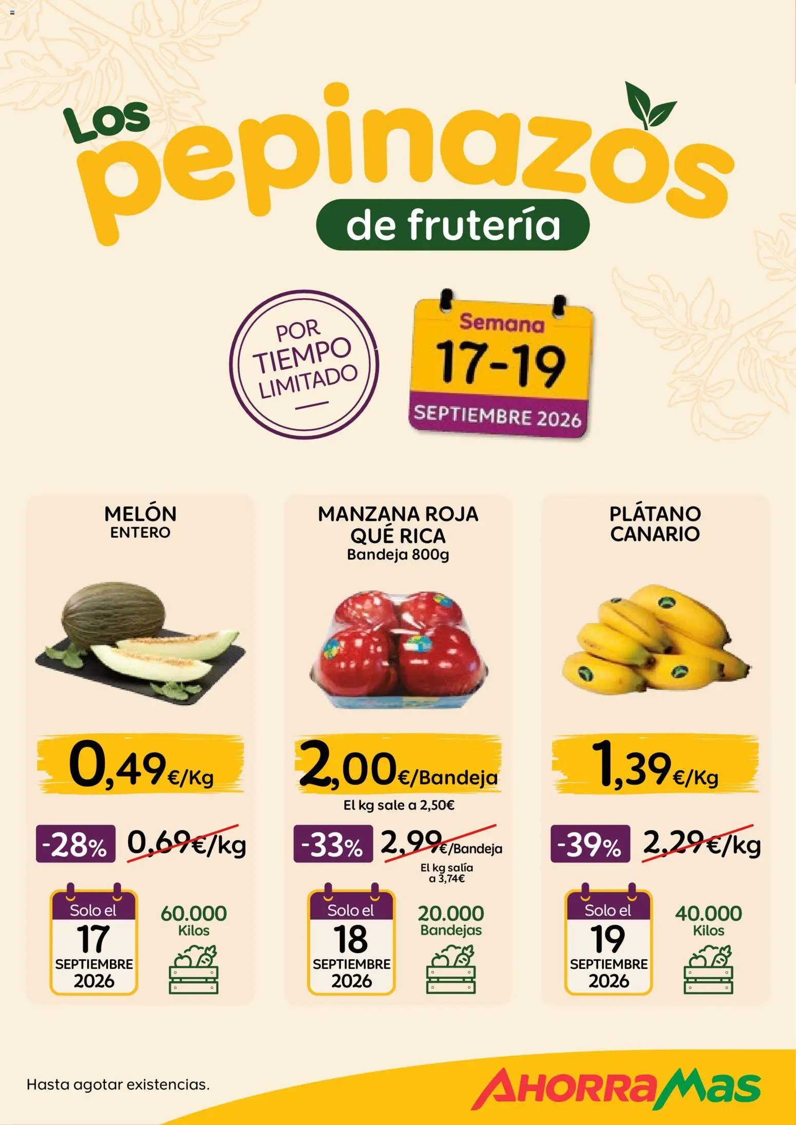 AhorraMas oferta desde 17/09/2026 AhorraMas Folleto